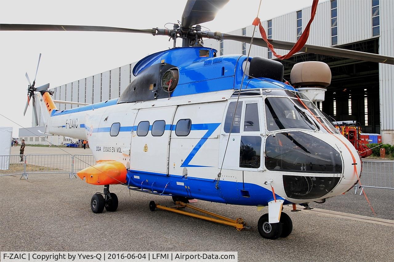 F-ZAIC, Aerospatiale SA-330BA Puma C/N 1184, Aerospatiale SA 330Ba, Preserved at Istres-Le Tubé Air Base 125 (LFMI-QIE) Open day 2016