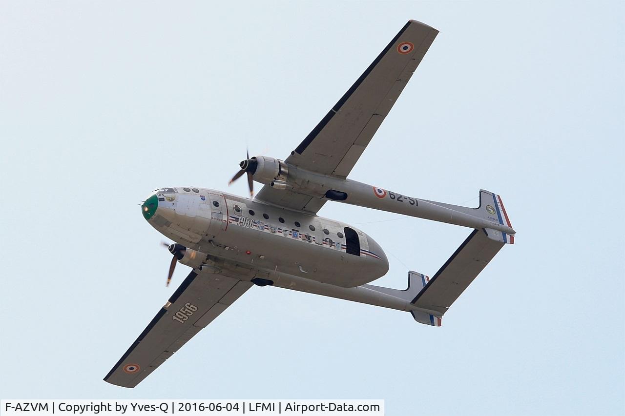 F-AZVM, 1956 Nord N-2501F Noratlas C/N 105, Nord N-2501F Noratlas, On display, Istres-Le Tubé Air Base 125 (LFMI-QIE) open day 2016