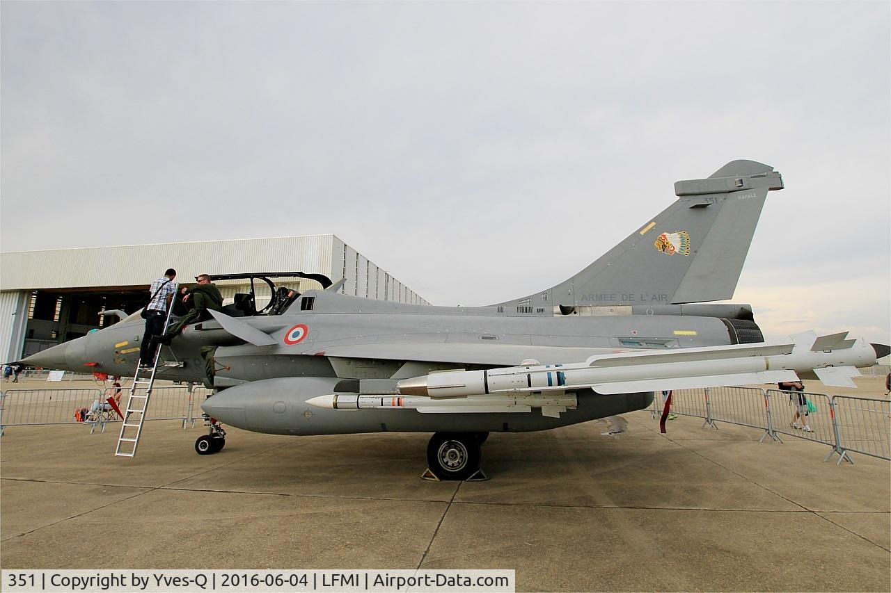 351, 2014 Dassault Rafale B C/N 351, Dassault Rafale B, Static display, Istres-Le Tubé Air Base 125 (LFMI-QIE) open day 2016