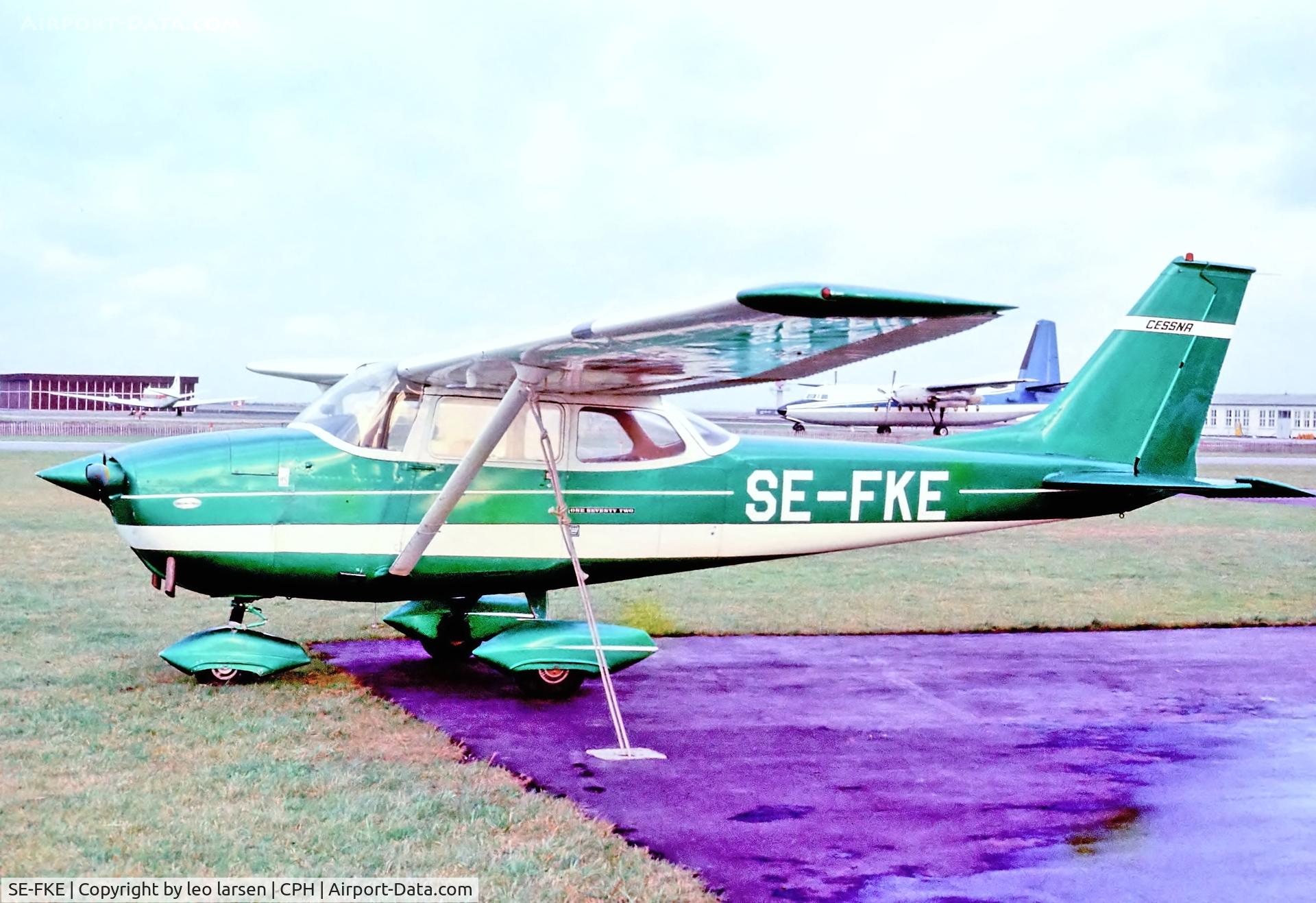 SE-FKE, 1969 Reims F172J C/N F1720609, Copenhagen apx.1970
