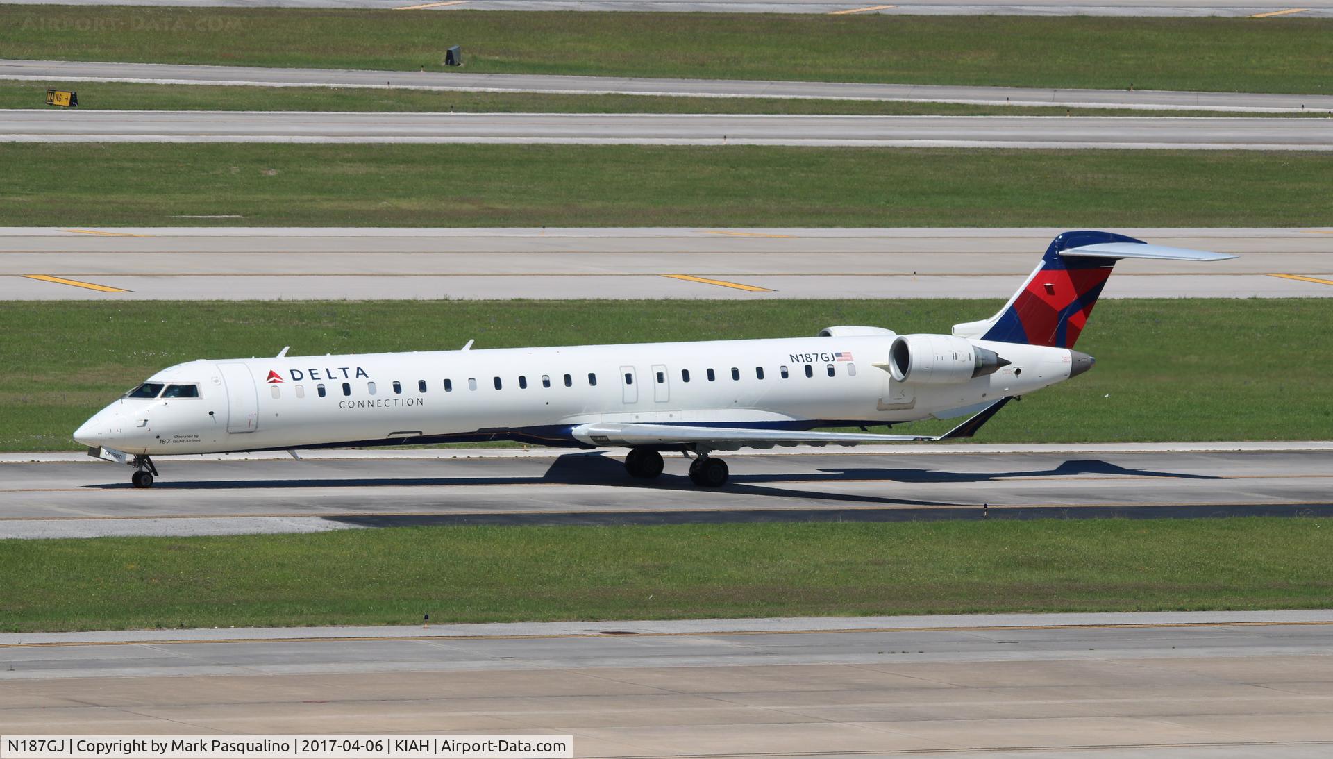 N187GJ, 2008 Bombardier CRJ-900LR (CL-600-2D24) C/N 15180, CL600-2D24
