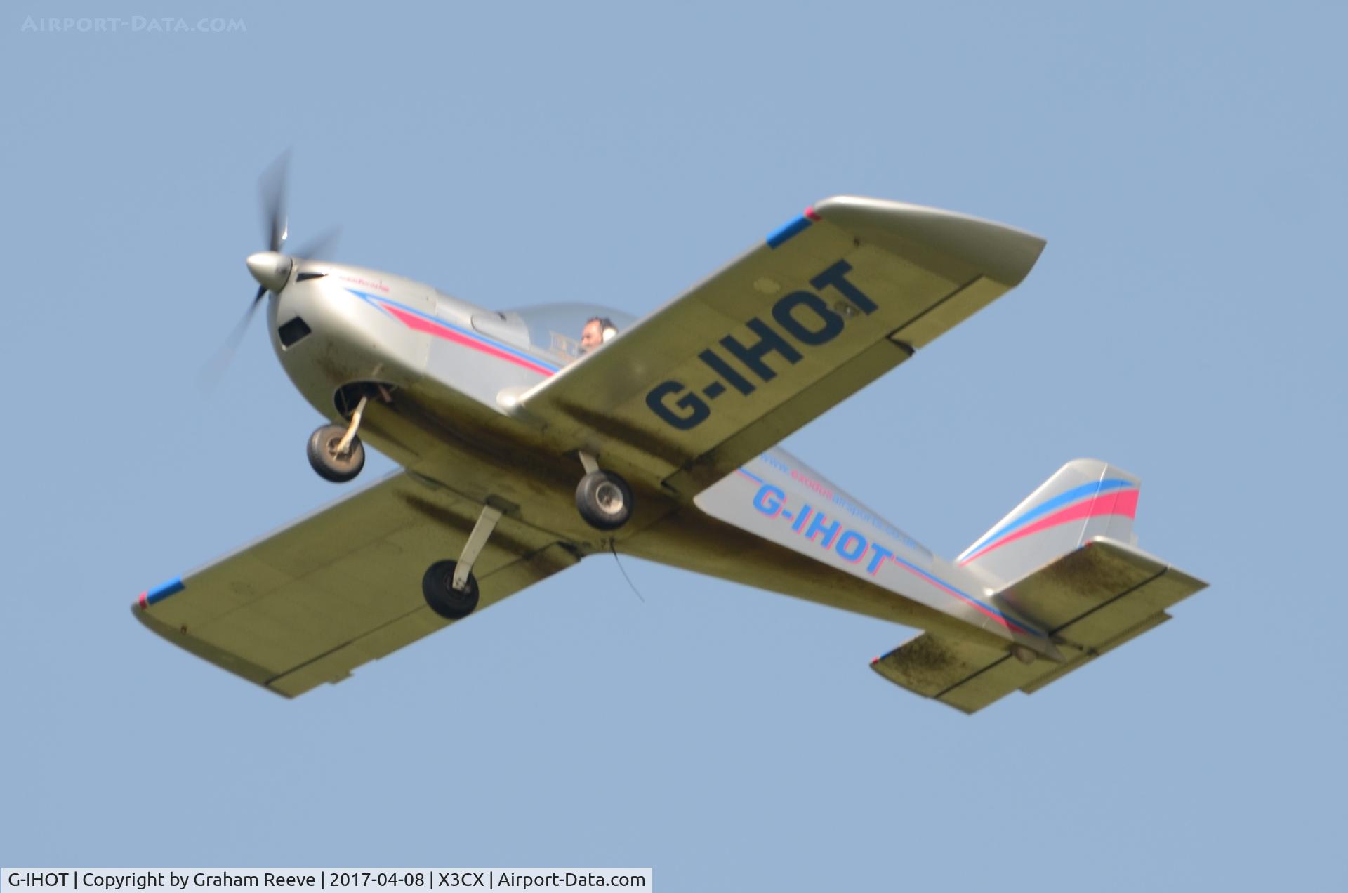 G-IHOT, 2004 Cosmik EV-97 TeamEurostar UK C/N 2007, Departing from Northrepps.