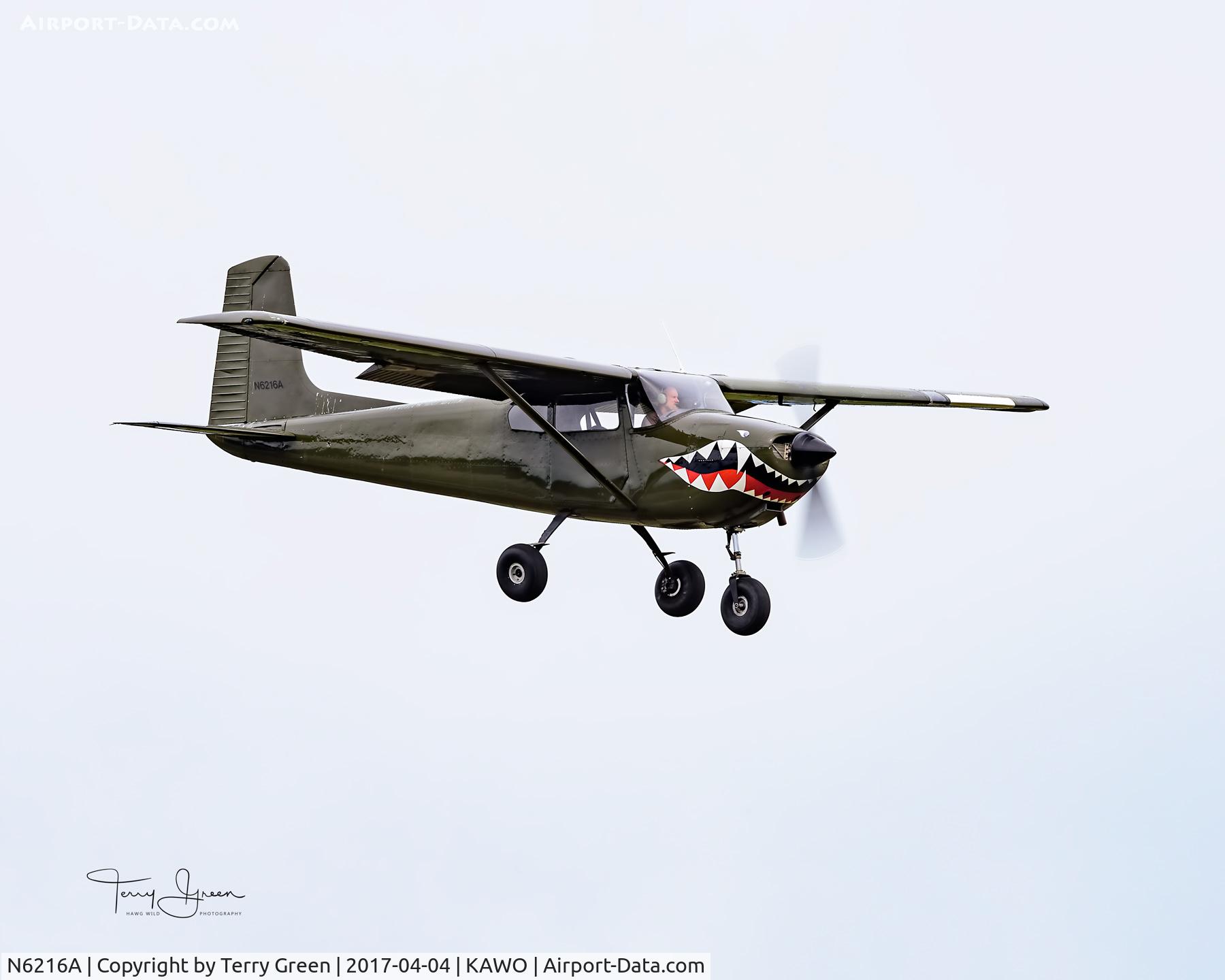 N6216A, 1956 Cessna 182 Skylane C/N 33016, KAWO
