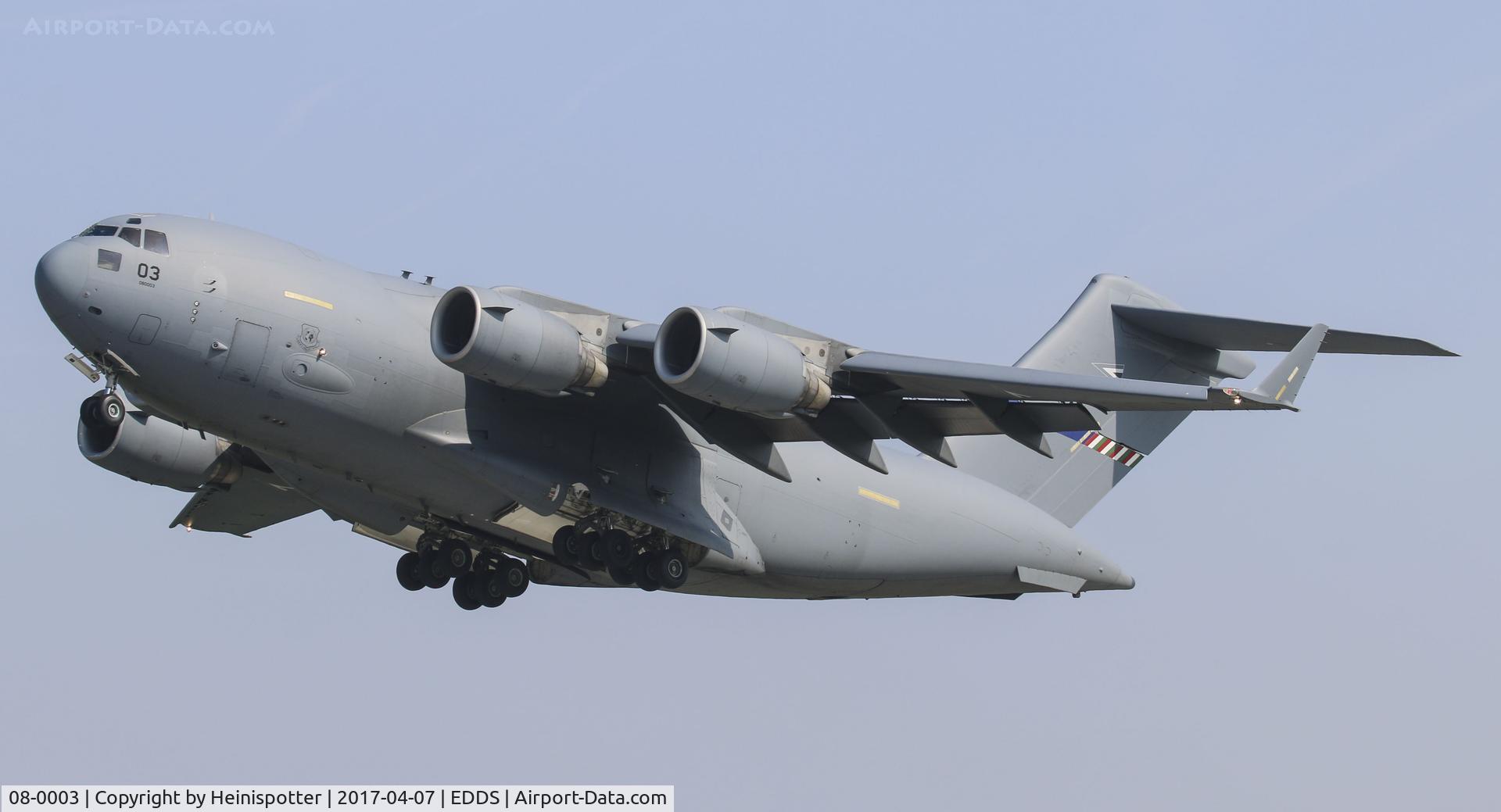 08-0003, 2009 Boeing C-17A Globemaster III C/N F-211/SAC-3, C-17A Nato