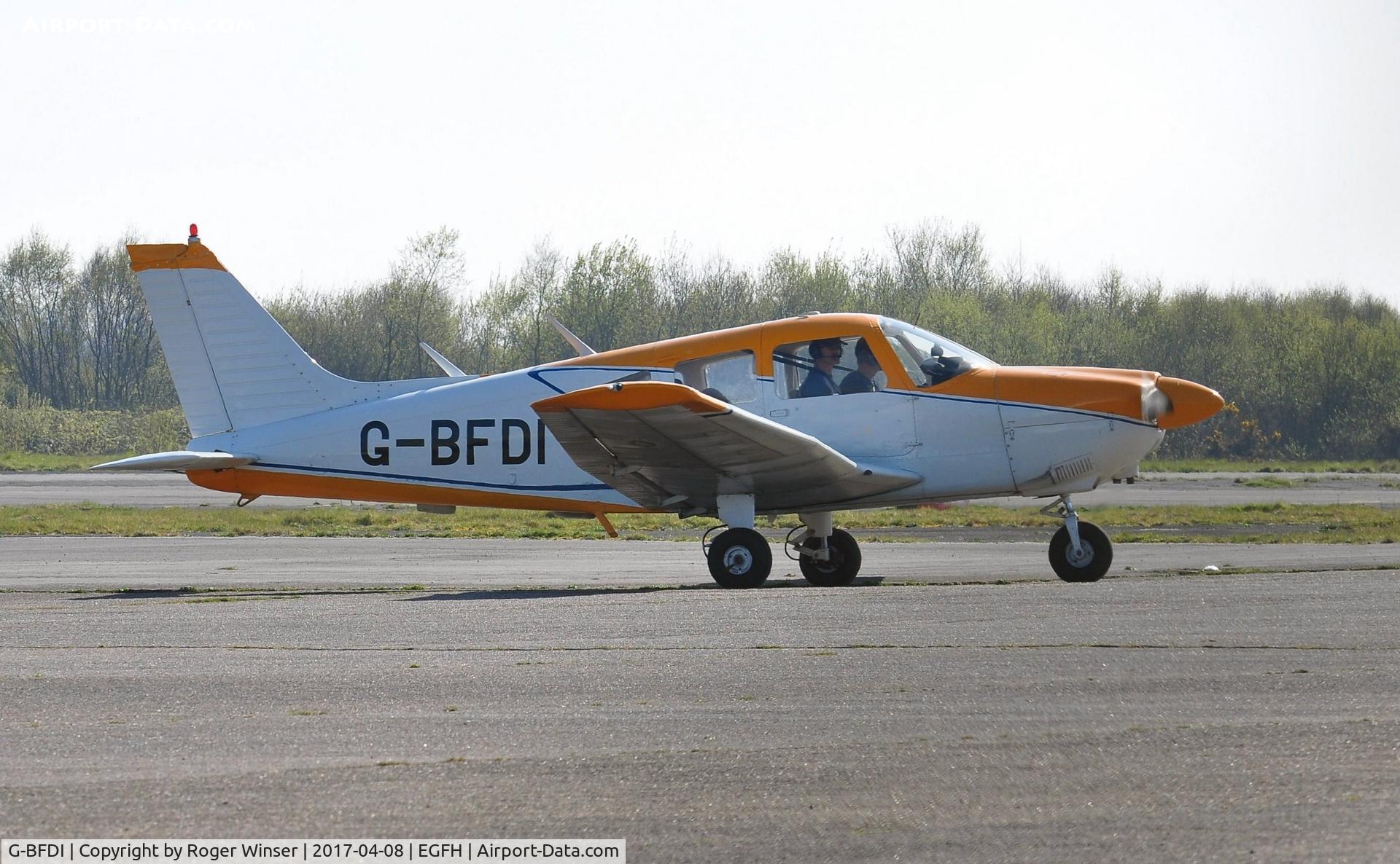 G-BFDI, 1977 Piper PA-28-181 Cherokee Archer II C/N 28-7790382, Visiting Piper Cherokee Archer II operated by Truman Aviation Ltd.