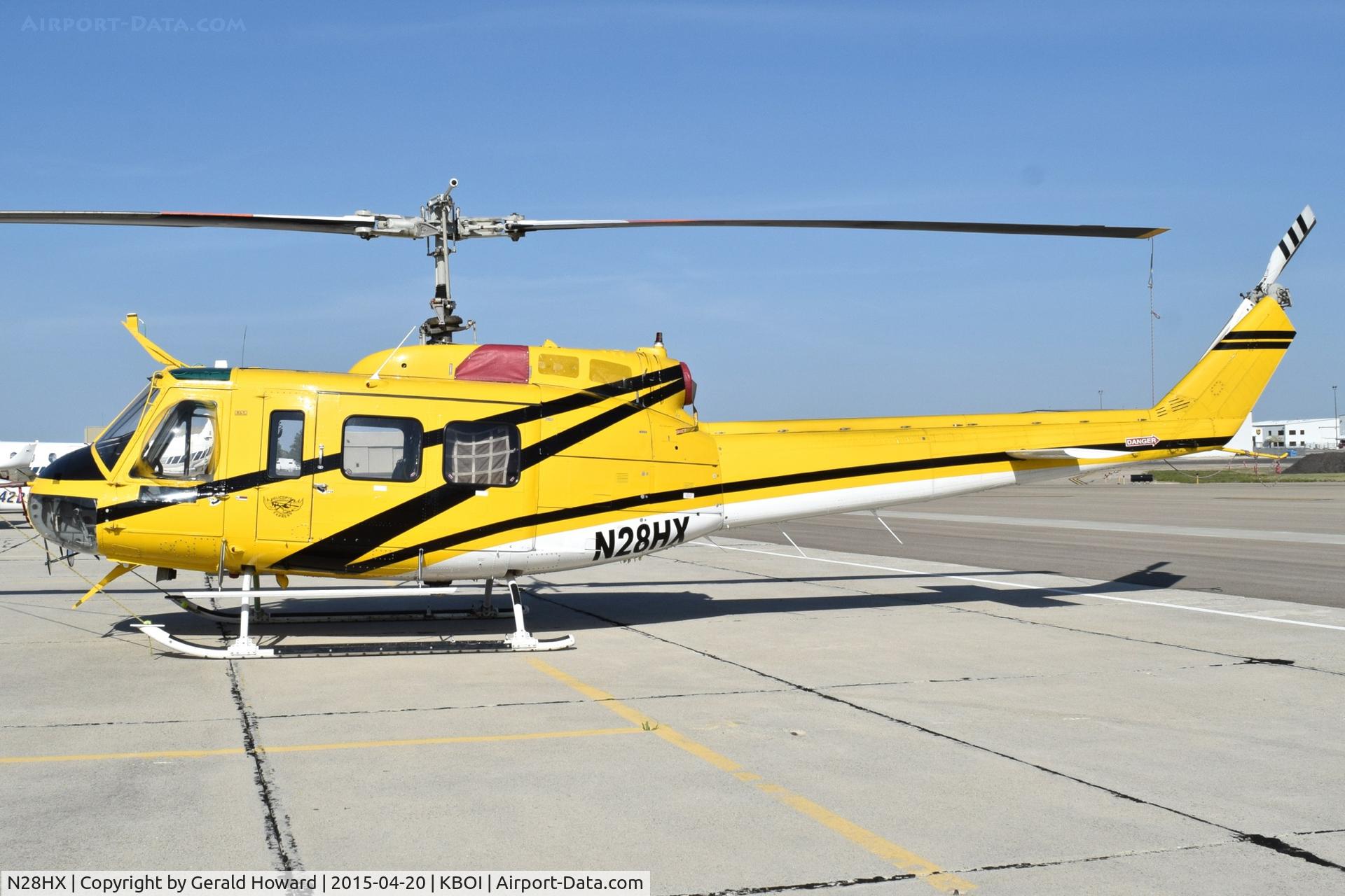 N28HX, 1968 Bell 205A-1 C/N 30034, Parked on the south GA ramp.