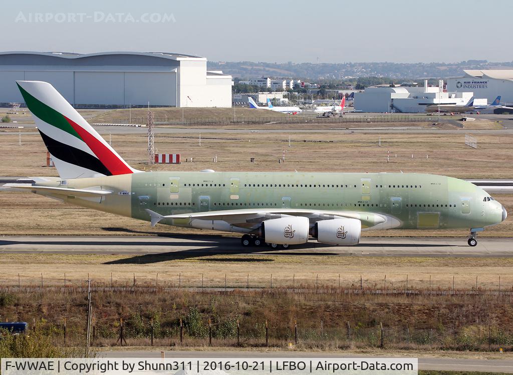 F-WWAE, 2016 Airbus A380-842 C/N 0232, C/n 0232 - For Emirates