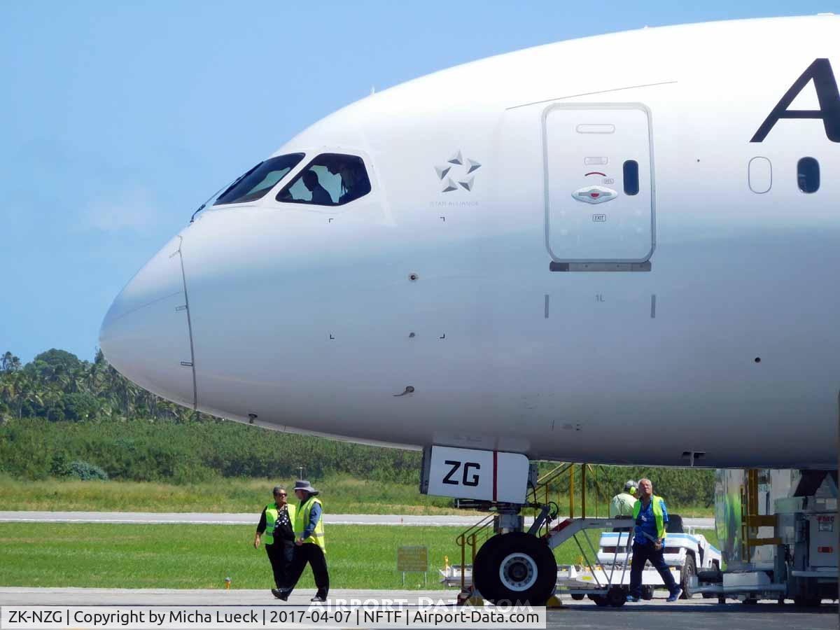 ZK-NZG, 2014 Boeing 787-9 Dreamliner Dreamliner C/N 37963, In Tonga