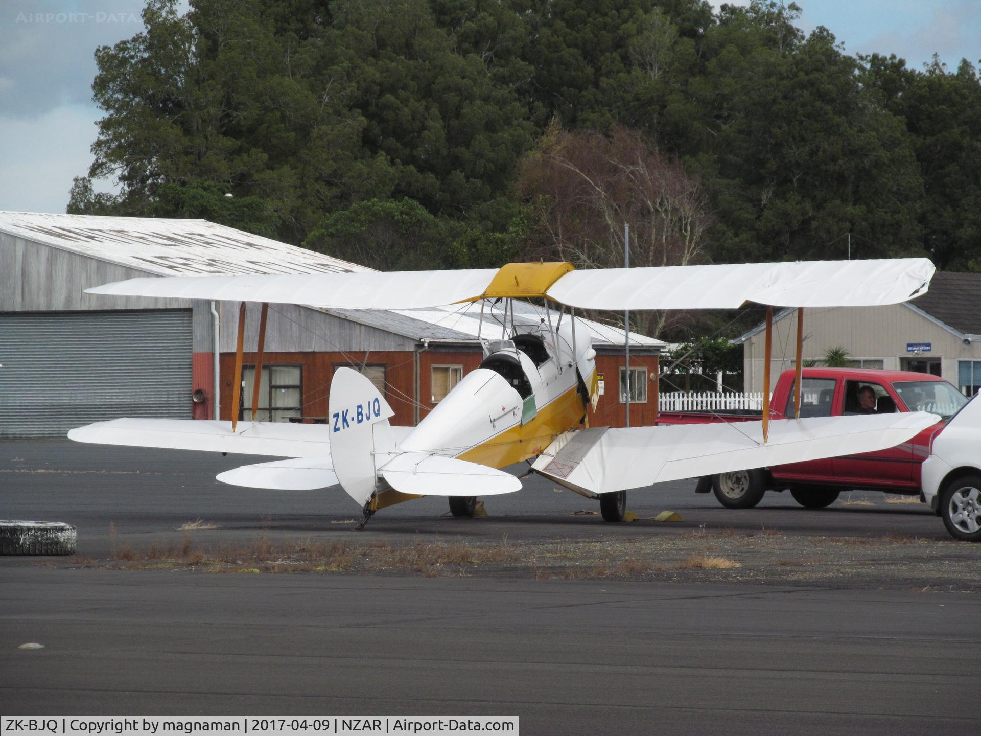 ZK-BJQ, De Havilland DH-82A Tiger Moth II C/N 83454, good timing to see this out of hangar