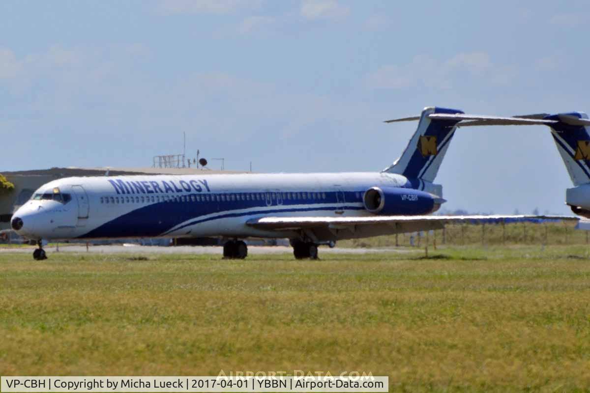 VP-CBH, 1997 McDonnell Douglas MD-82 (DC-9-82) C/N 53577, At Brisbane