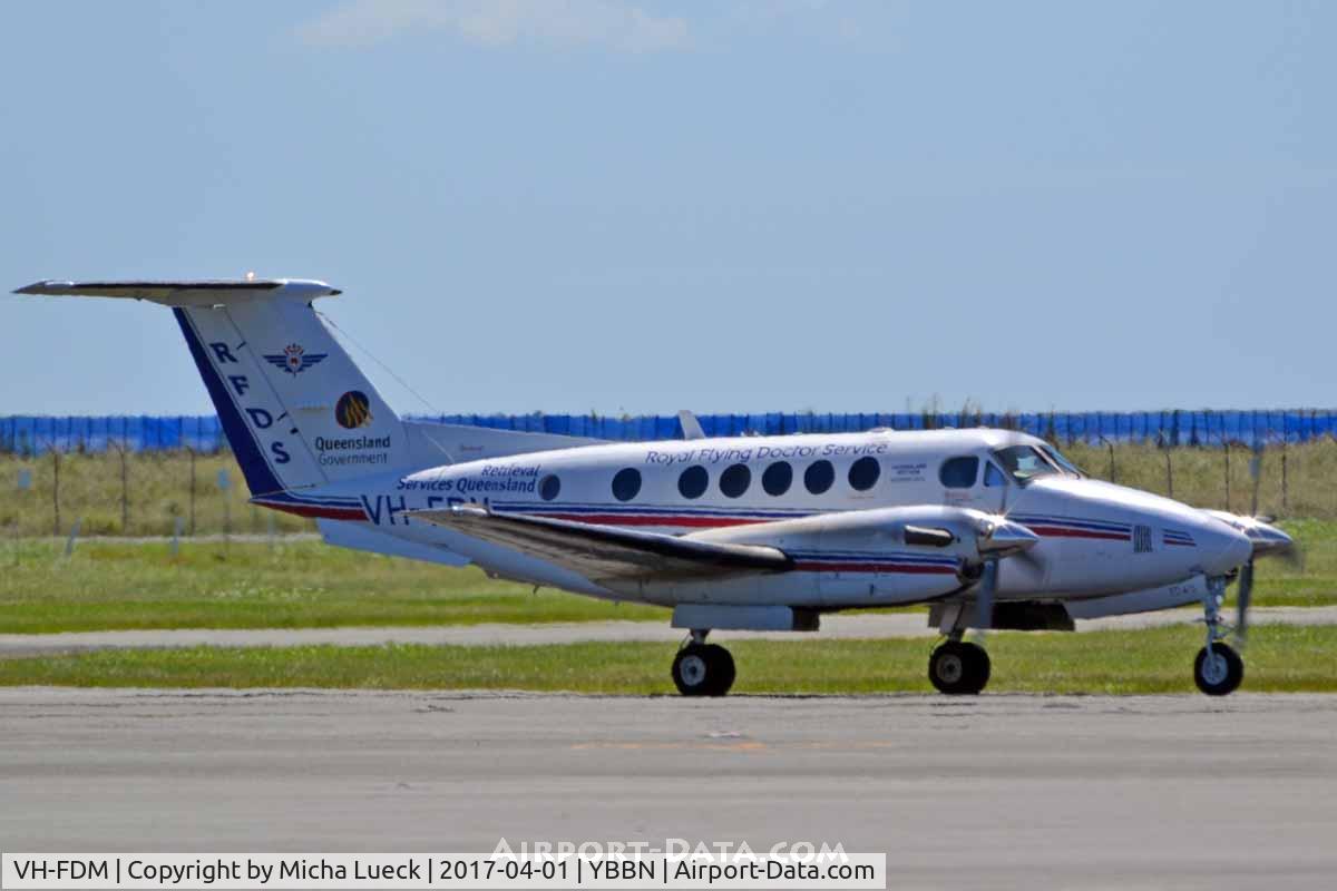 VH-FDM, 2010 Hawker Beechcraft B200C C/N BL-161, At Brisbane
