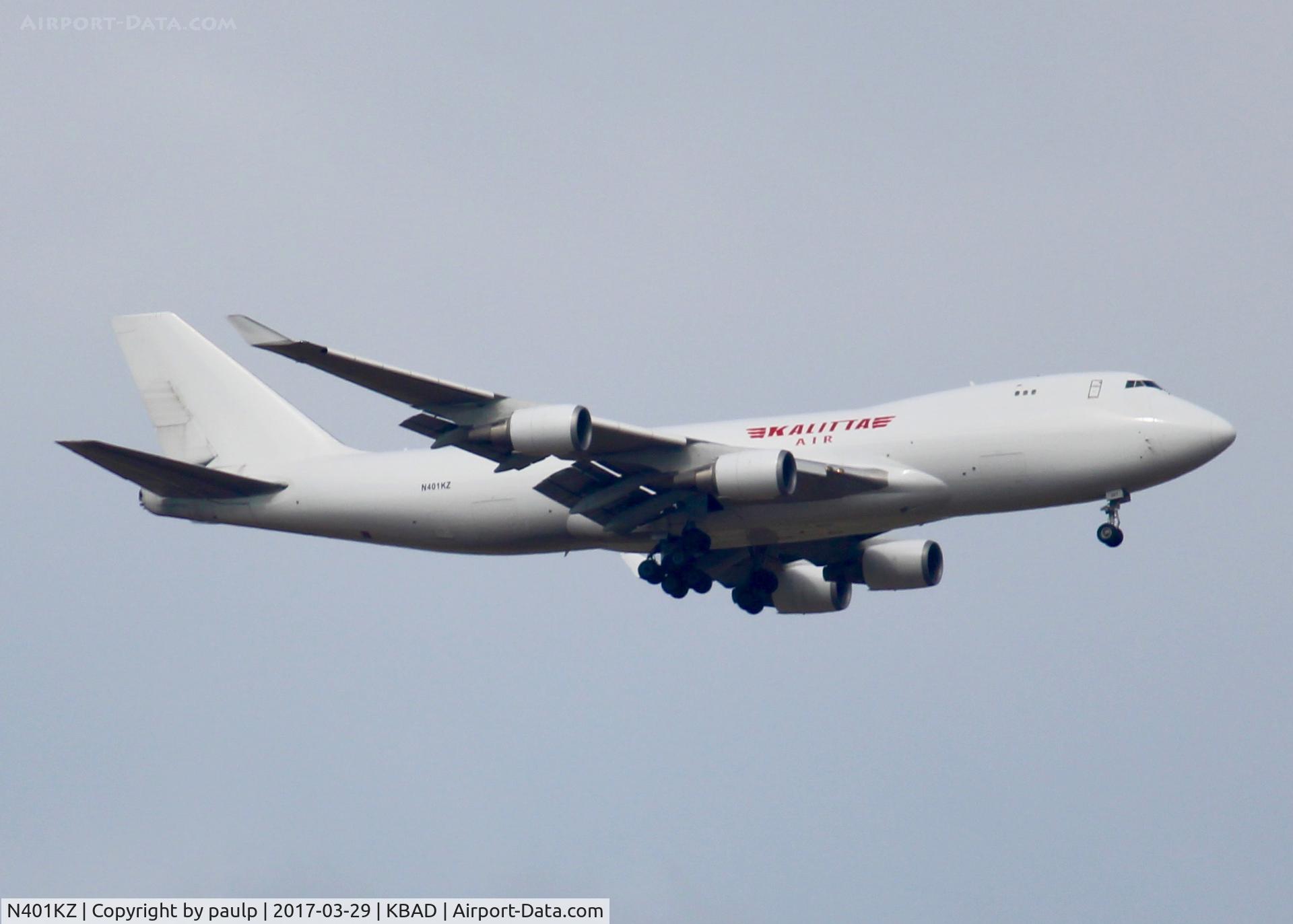 N401KZ, 2005 Boeing 747-481F (SCD) C/N 34016, At Barksdale Air Force Base.