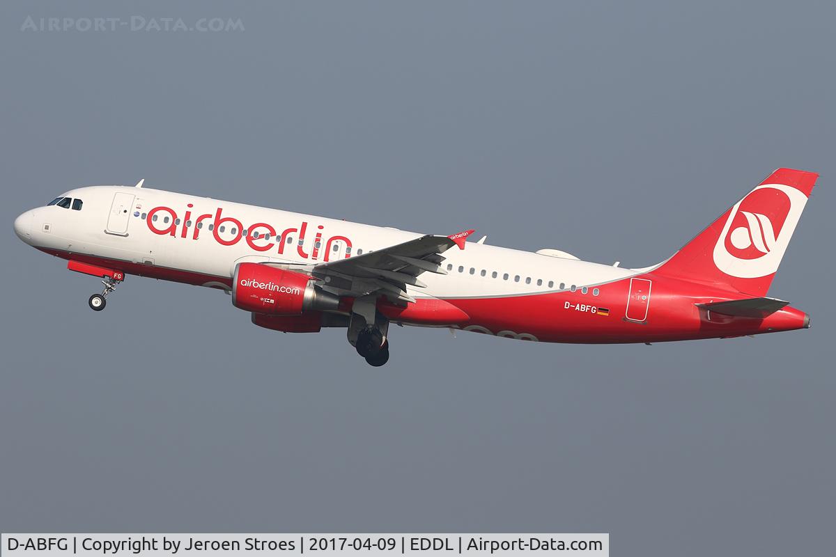 D-ABFG, 2010 Airbus A320-214 C/N 4291, Dusseldorf Airport