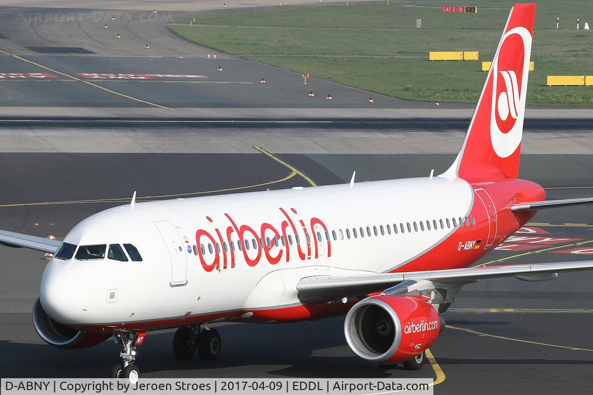 D-ABNY, 2016 Airbus A320-214 C/N 6966, Dusseldorf Airport