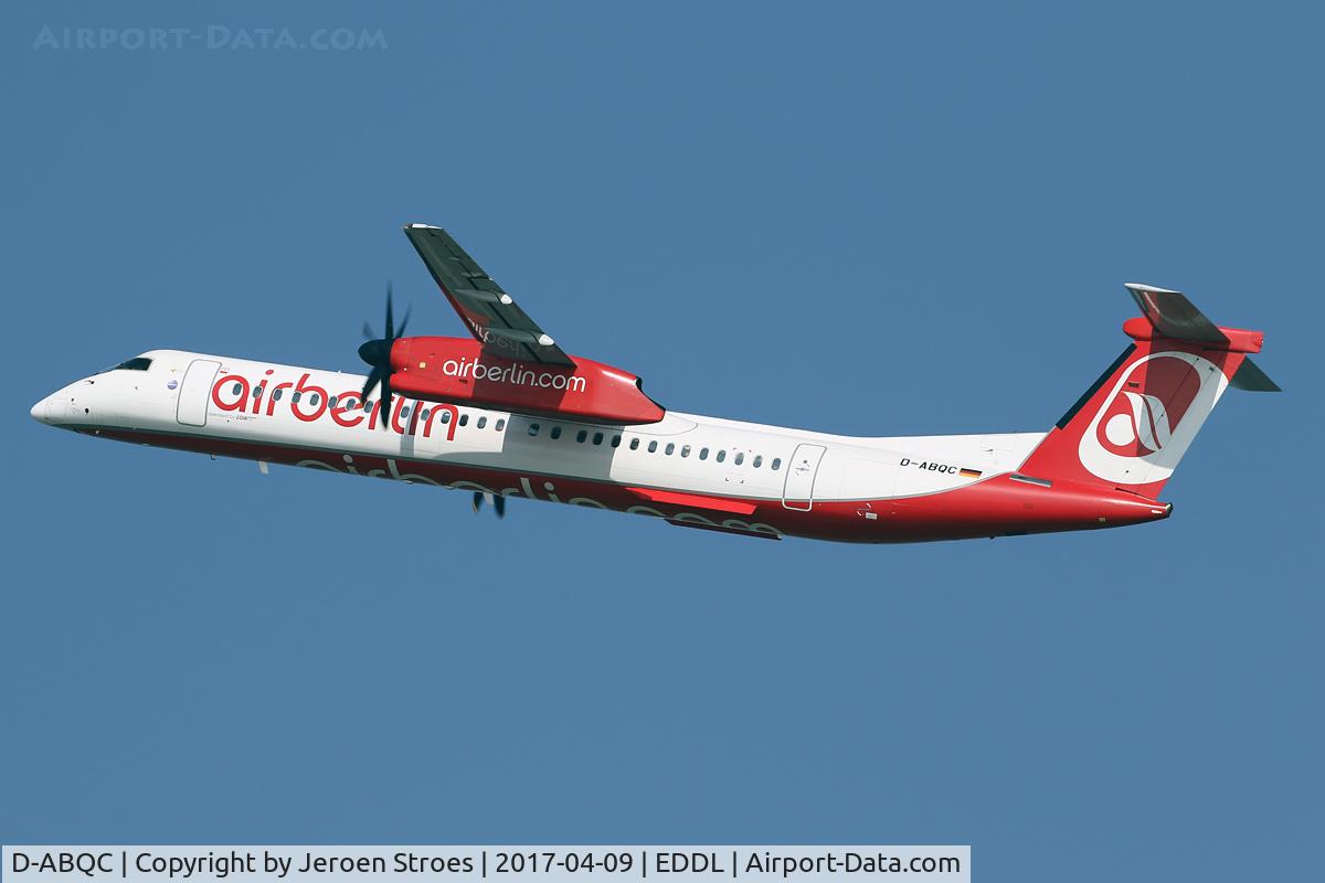 D-ABQC, 2008 De Havilland Canada DHC-8-402Q Dash 8 C/N 4231, Dusseldorf Airport