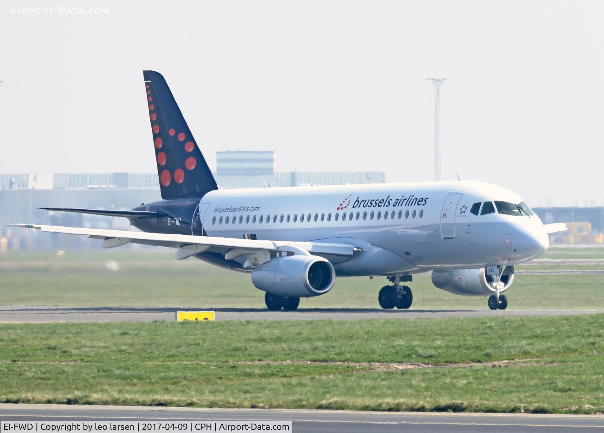 EI-FWD, 2016 Sukhoi Superjet 100 C/N 95105, Copenhagen 9.4.2017
