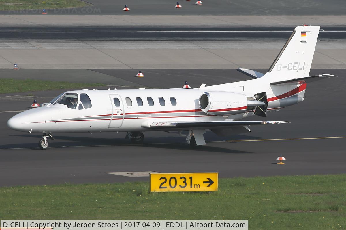 D-CELI, 2002 Cessna 550 Citation Bravo C/N 550-0998, Dusseldorf Airport