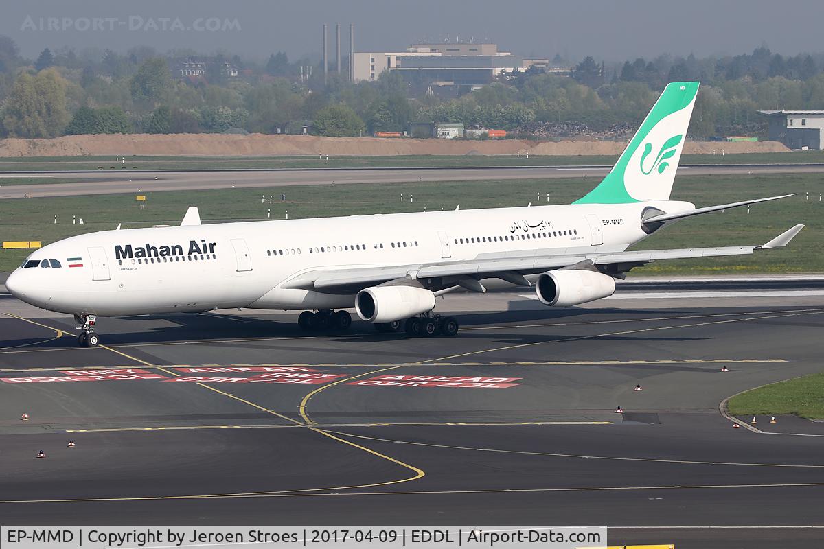 EP-MMD, 1997 Airbus A340-313 C/N 164, Dusseldorf Airport