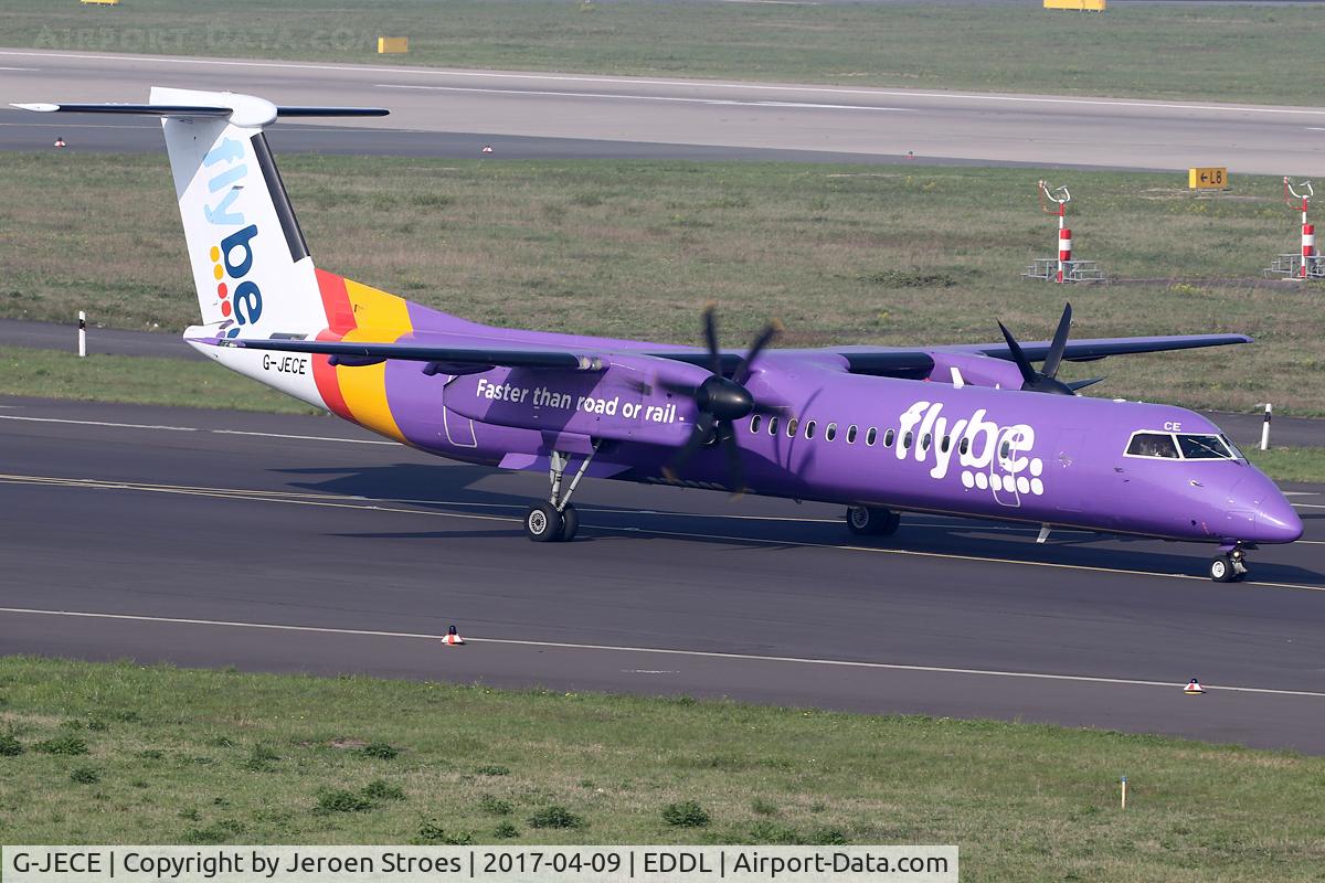 G-JECE, 2004 De Havilland Canada DHC-8-402Q Dash 8 C/N 4094, Dusseldorf Airport