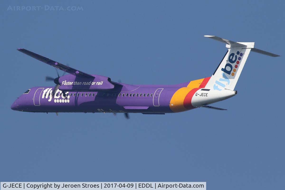 G-JECE, 2004 De Havilland Canada DHC-8-402Q Dash 8 C/N 4094, Dusseldorf Airport