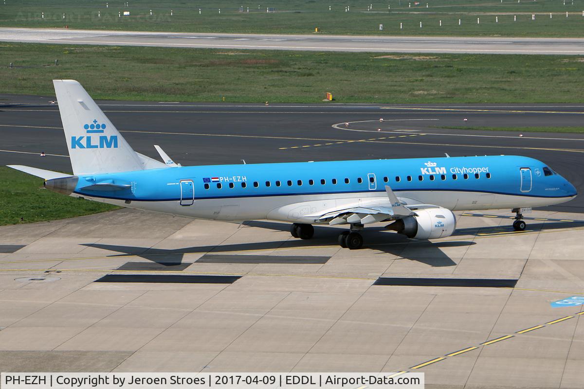 PH-EZH, 2009 Embraer 190LR (ERJ-190-100LR) C/N 19000319, Dusseldorf Airport