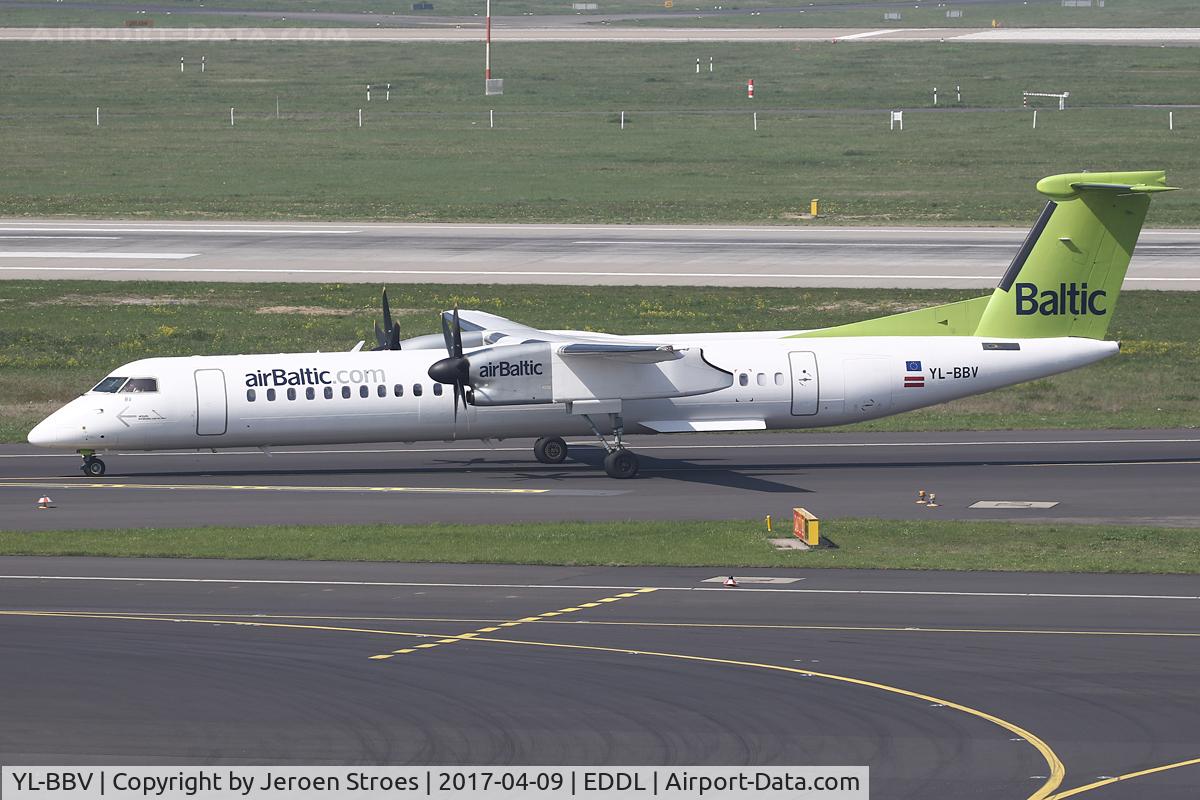 YL-BBV, 2013 De Havilland Canada DHC-8-402Q Dash 8 C/N 4444, Dusseldorf Airport
