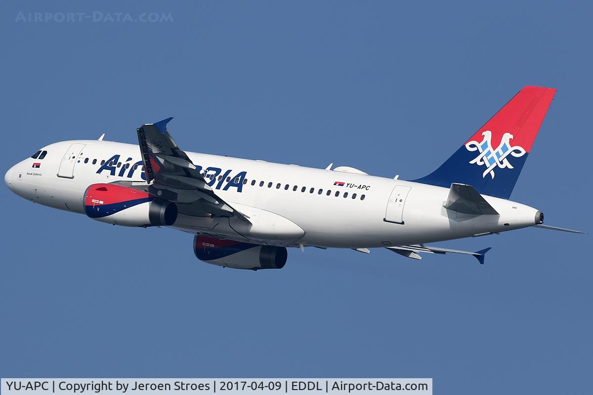 YU-APC, 2005 Airbus A319-132 C/N 2621, Dusseldorf Airport