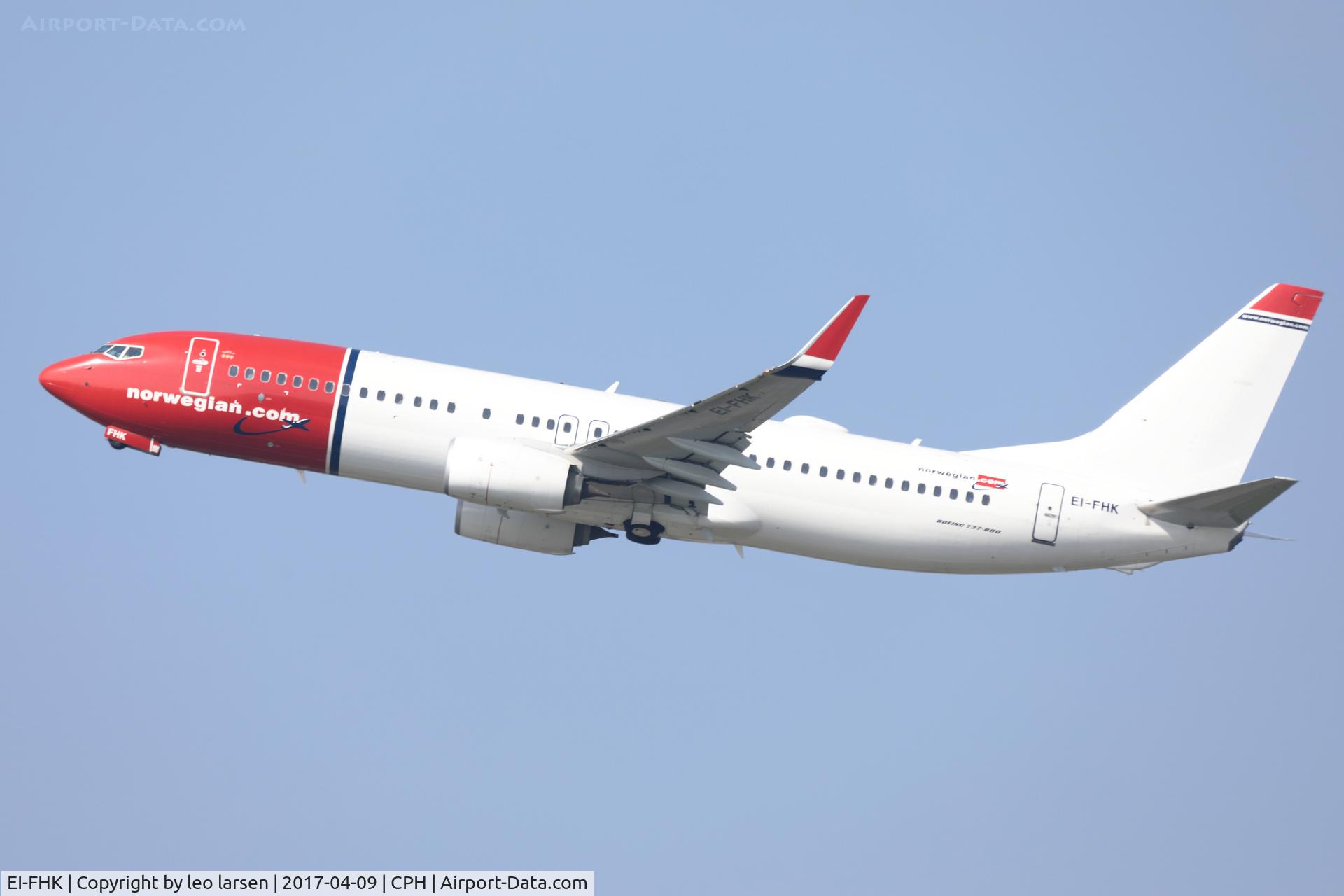 EI-FHK, 2015 Boeing 737-8JP C/N 41140, Copenhagen 9.4.2017