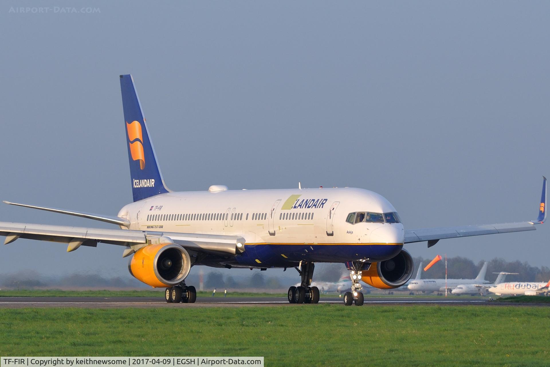 TF-FIR, 1994 Boeing 757-256 C/N 26242, Arriving at Norwich for paintwork.