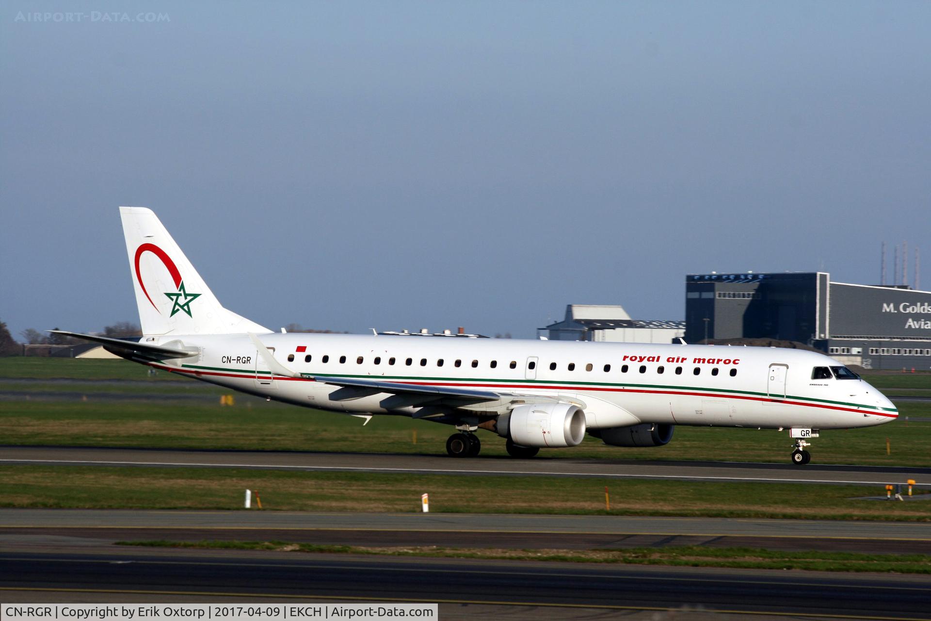 CN-RGR, 2014 Embraer 190AR (ERJ-190-100IGW) C/N 19000684, CN-RGR taking off rw 22R