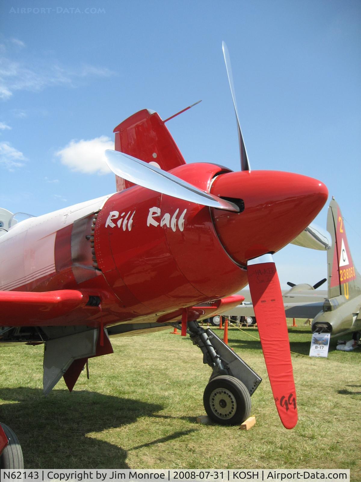 N62143, 1960 Hawker Sea Fury T.20 C/N ES.8509, if I had a nice shiney propeller, I'd want protection too