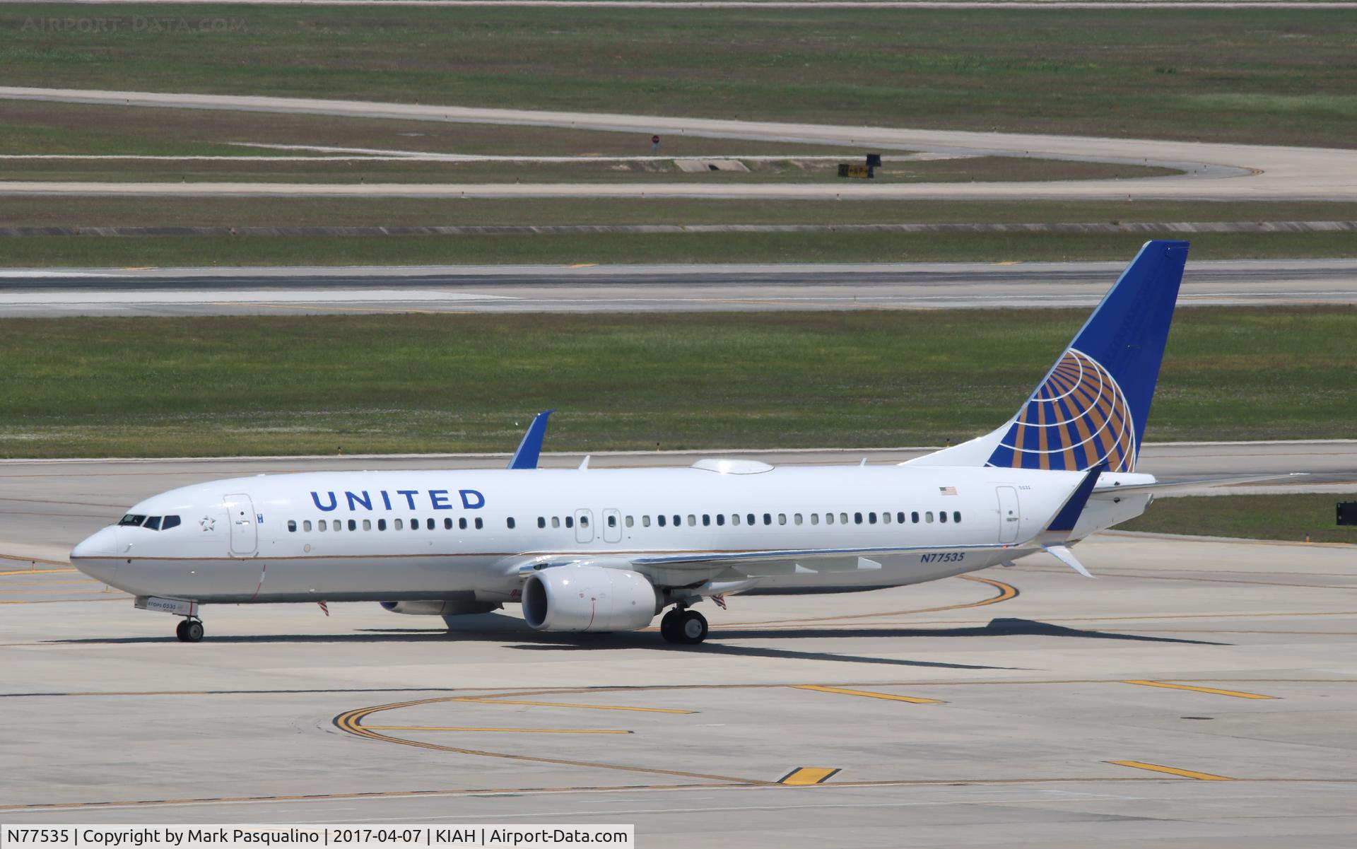 N77535, 2016 Boeing 737-824 C/N 62751, Boeing 737-800