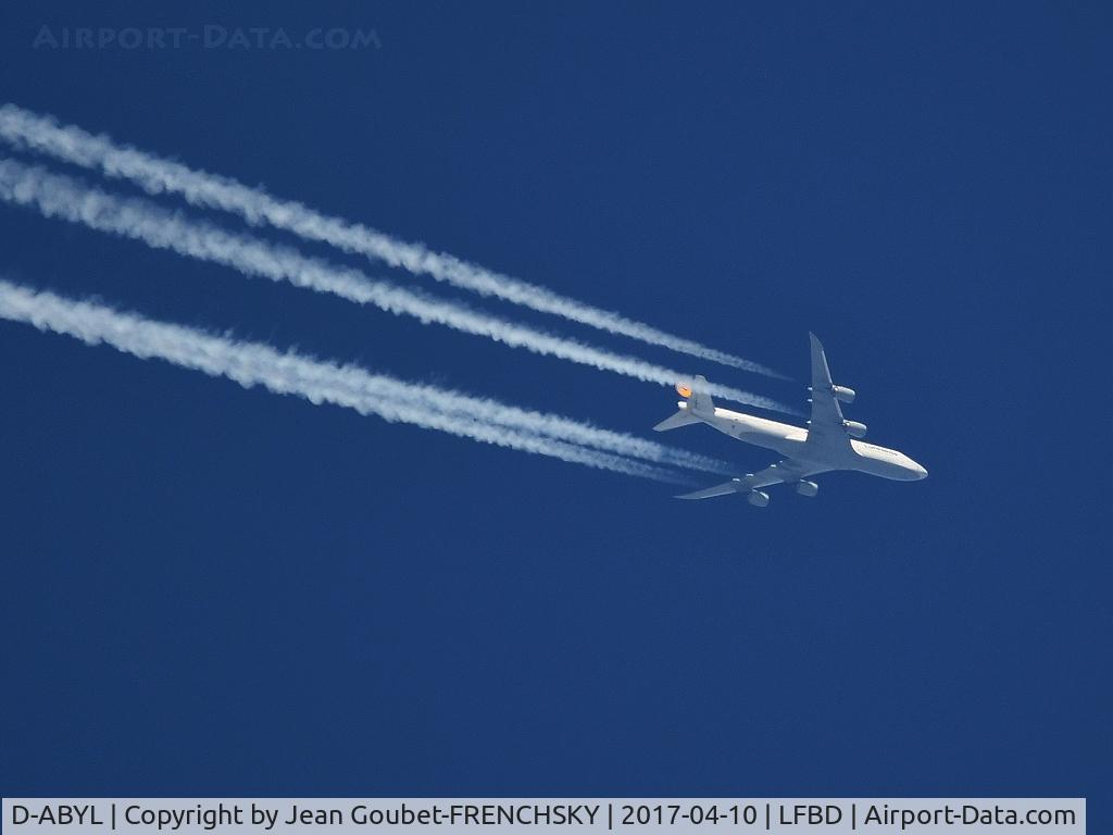 D-ABYL, 2014 Boeing 747-830 C/N 37836, LH501 RIO to FRANCFORT, level 360