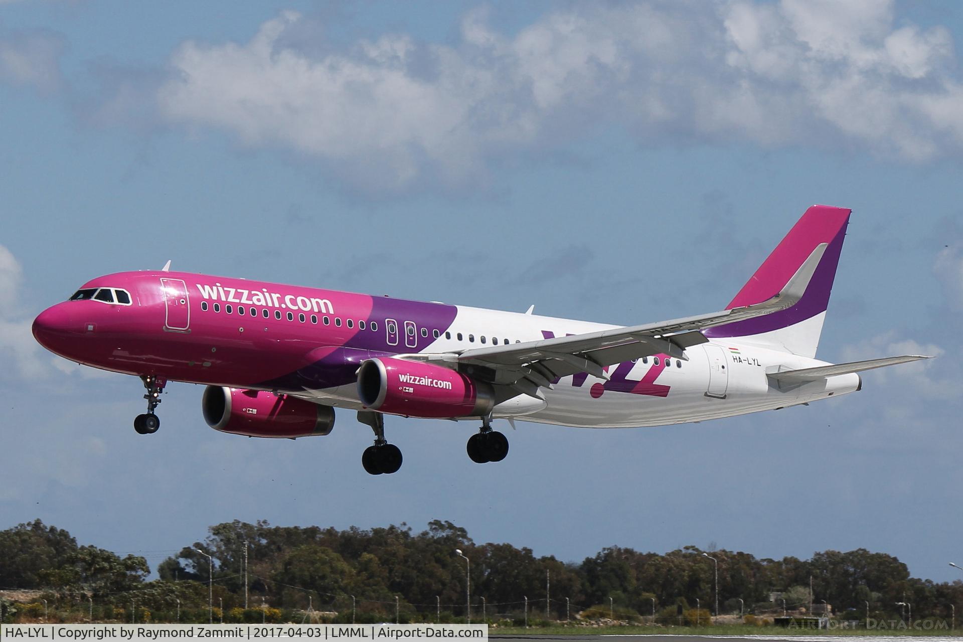 HA-LYL, 2015 Airbus A320-232 C/N 6489, A320 HA-LYL Wizzair