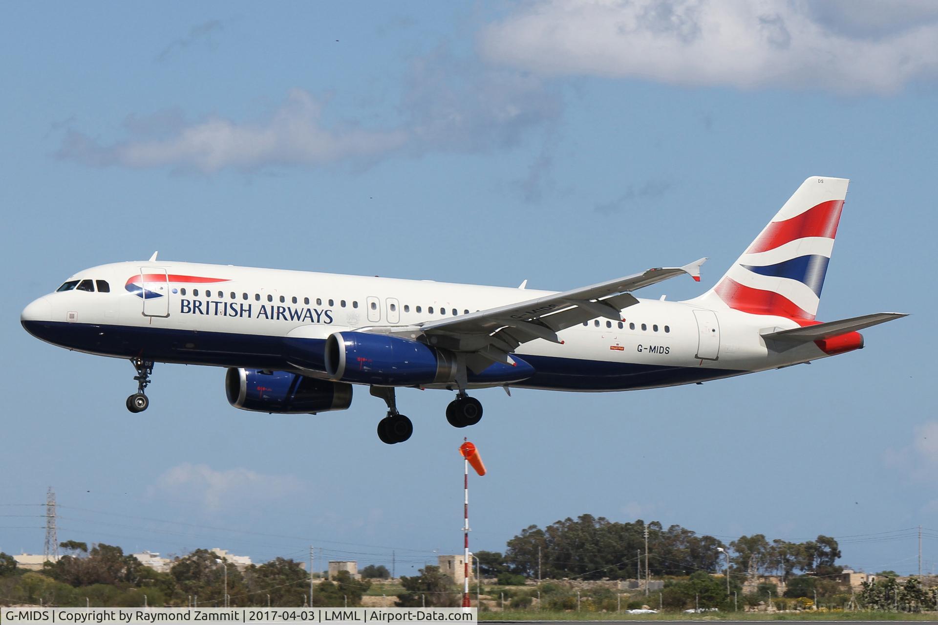 G-MIDS, 2001 Airbus A320-232 C/N 1424, A320 G-MIDS British Airways
