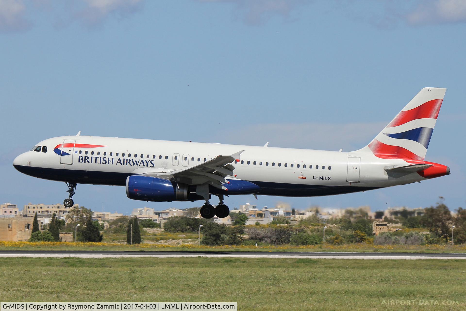 G-MIDS, 2001 Airbus A320-232 C/N 1424, A320 G-MIDS British Airways