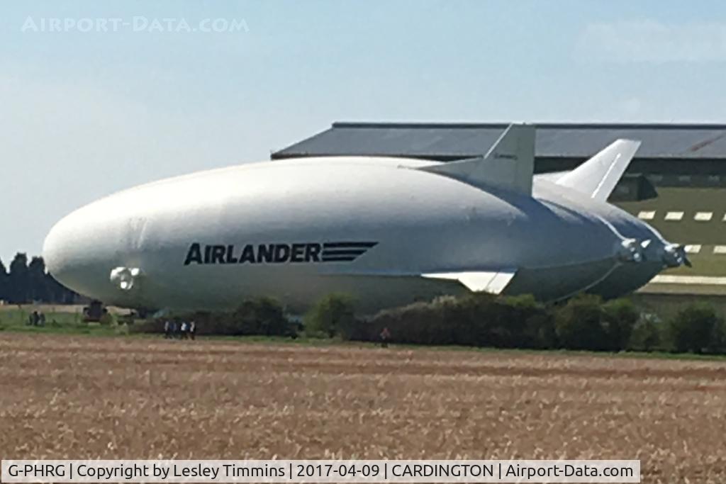 G-PHRG, 2012 Hybrid Air Vehicles Airlander 10 C/N 001, Hybrid Air Vehicles Airlander 10 at Cardington, April 9 2017.