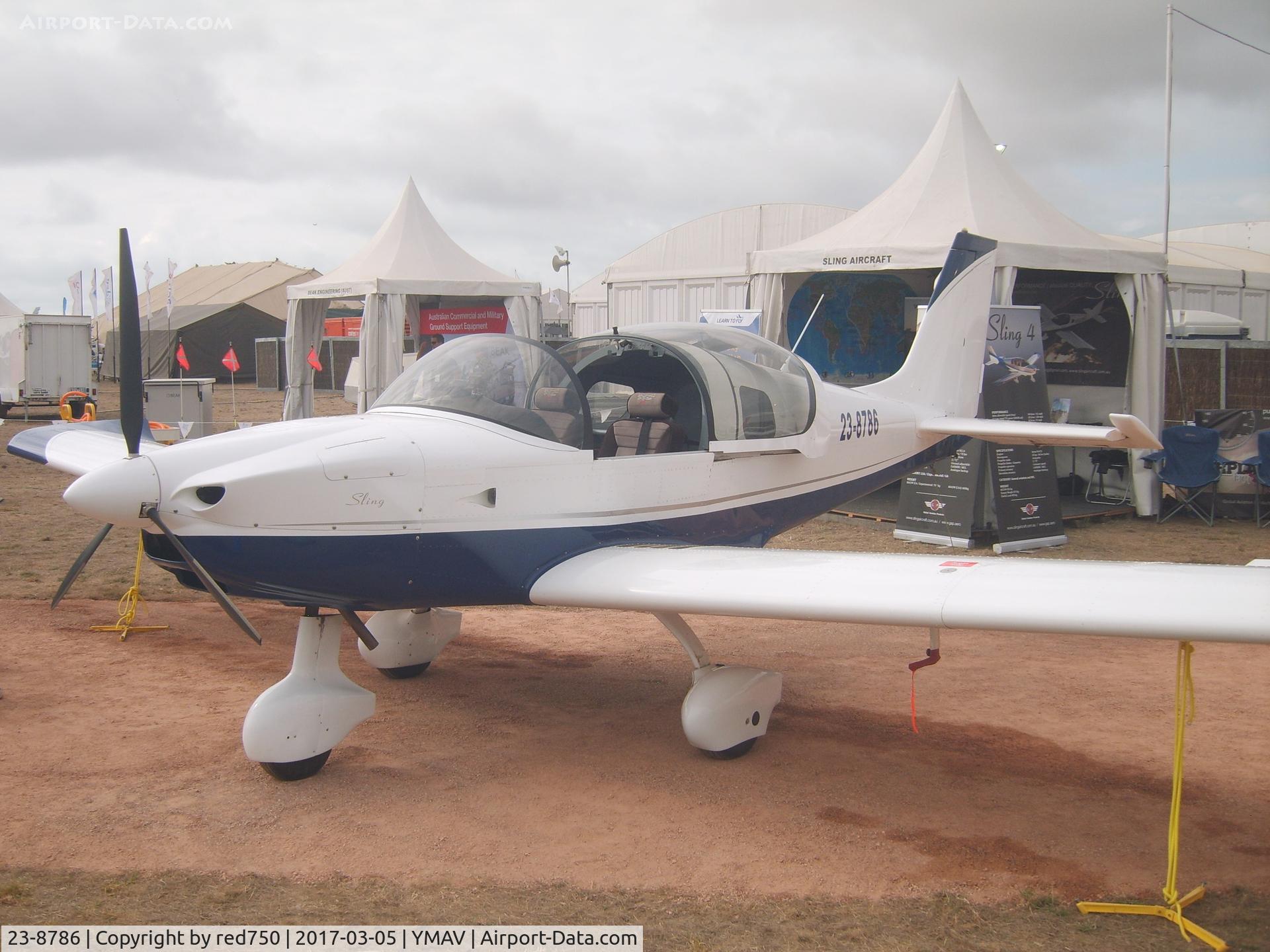 23-8786, 2011 The Airplane Factory Sling 4 C/N 015, Austrtalian International Airshow 2017