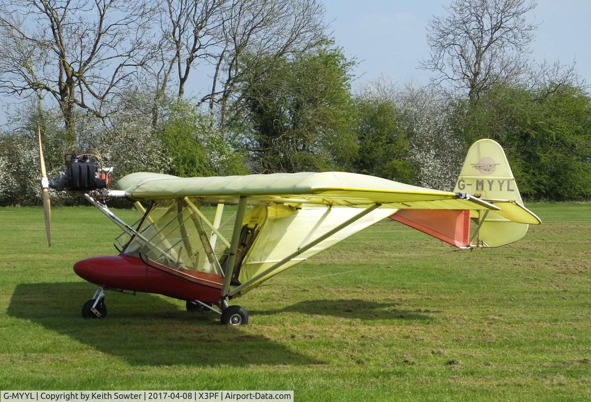 G-MYYL, 1995 Cyclone Airsports AX3/503 C/N 7110, At Prory Farm