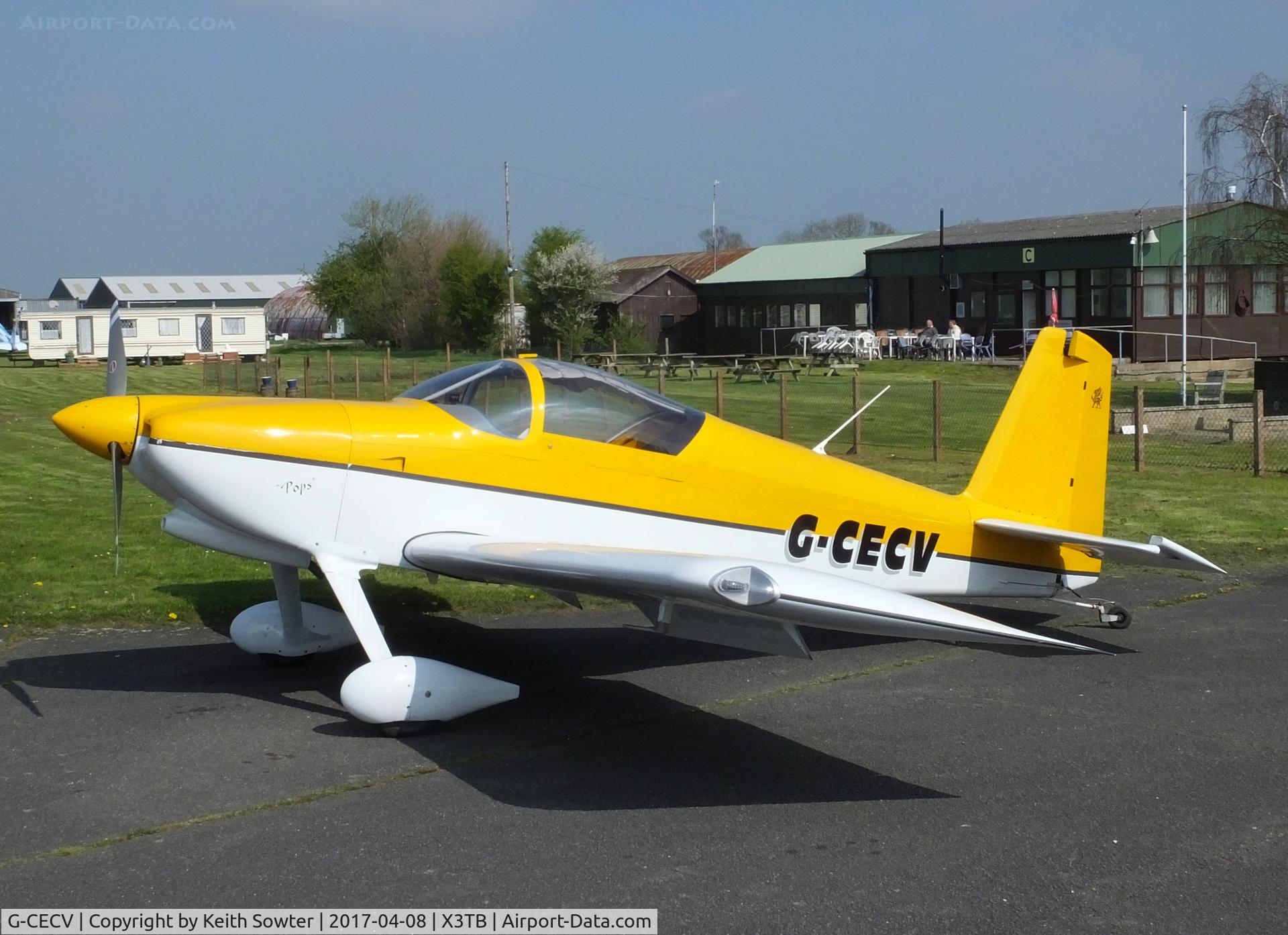 G-CECV, 2006 Vans RV-7 C/N PFA 323-14338, At Tibenham airfield