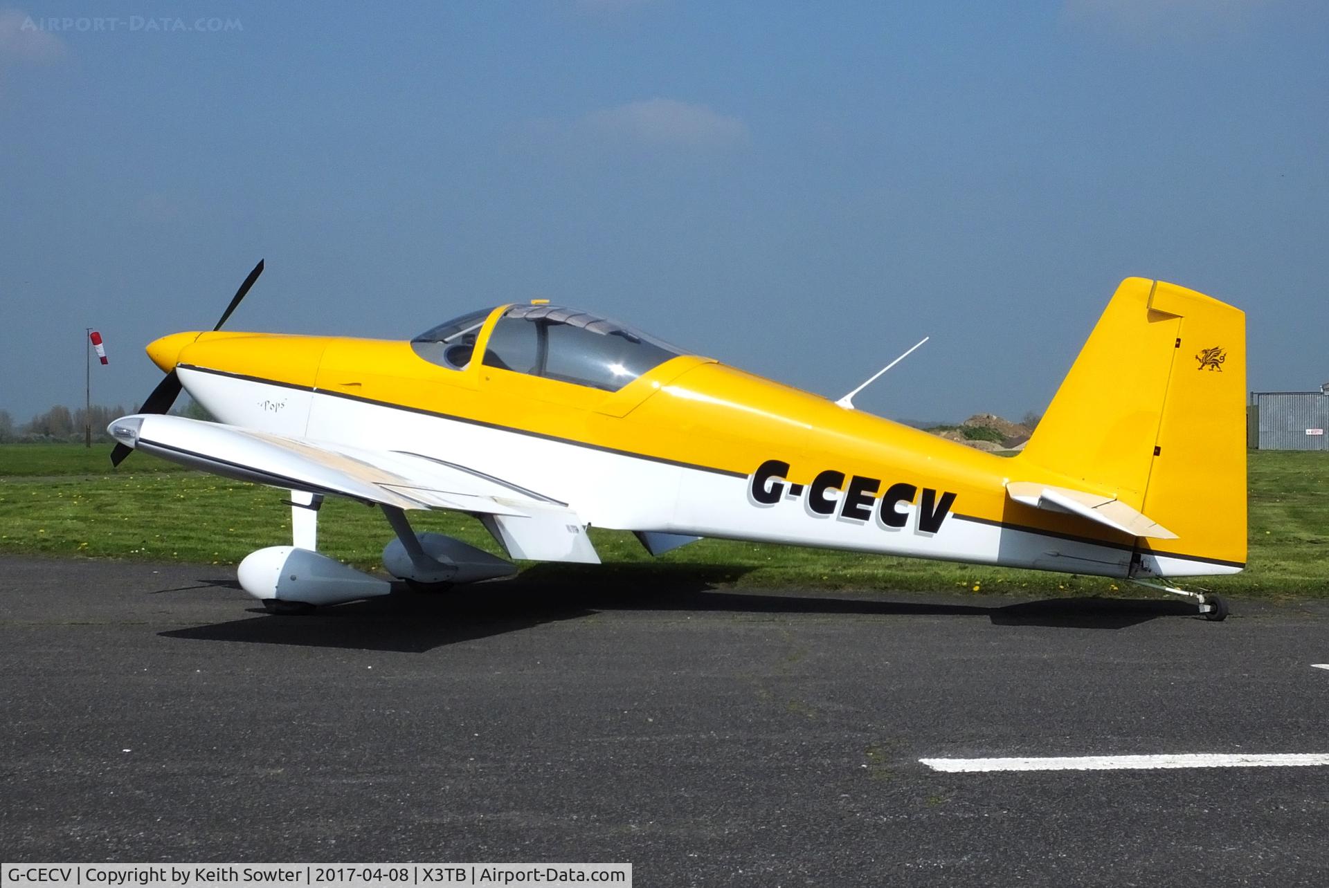 G-CECV, 2006 Vans RV-7 C/N PFA 323-14338, At Tibenham airfield
