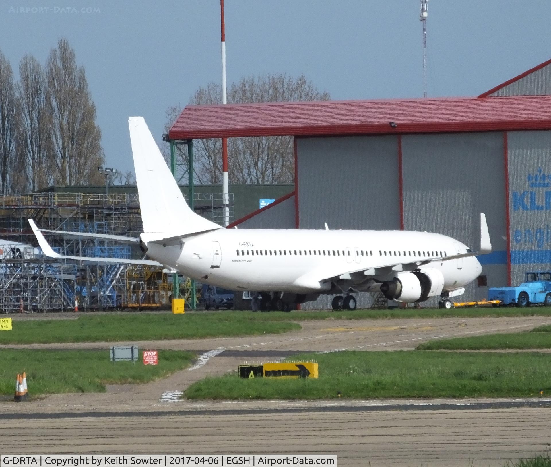 G-DRTA, 2004 Boeing 737-85P C/N 33972, At Norwich