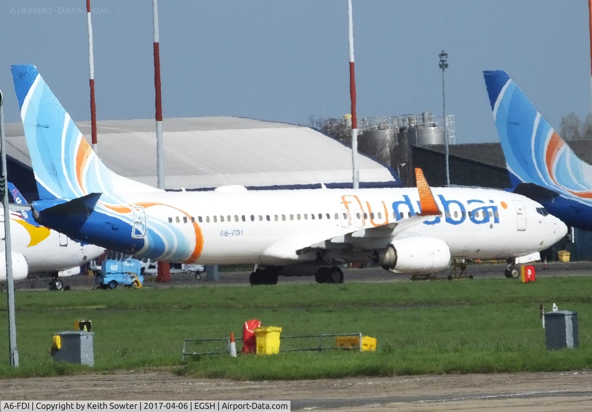 A6-FDI, 2010 Boeing 737-8KN C/N 31765, Recent arrival