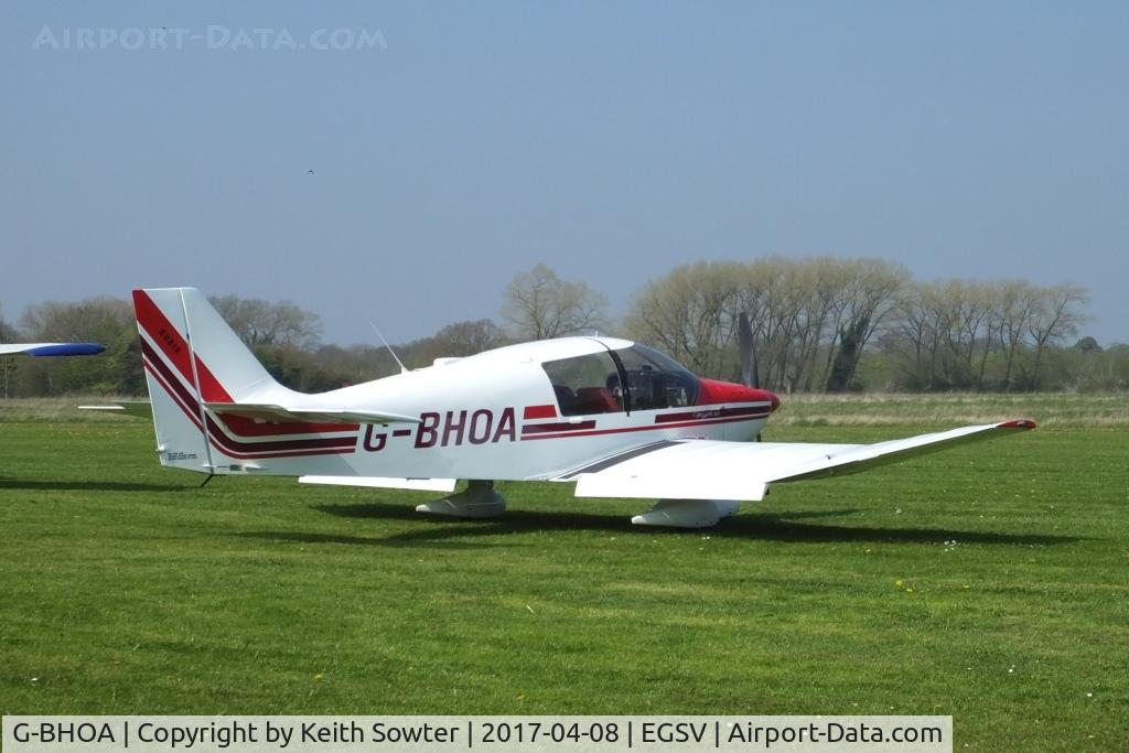 G-BHOA, 1980 Robin DR-400-160 Chevalier C/N 1478, Visiting Old Buckenham