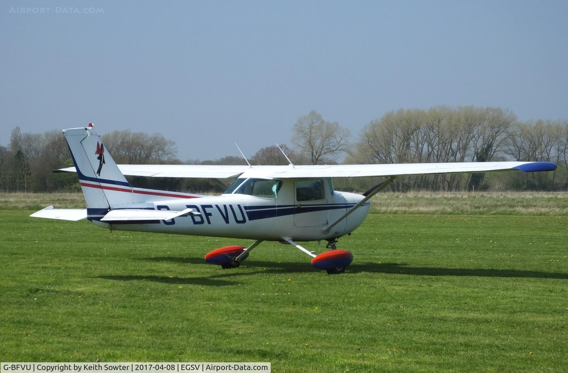 G-BFVU, 1973 Cessna 150L C/N 150-74684, Visiting Old Buckenham