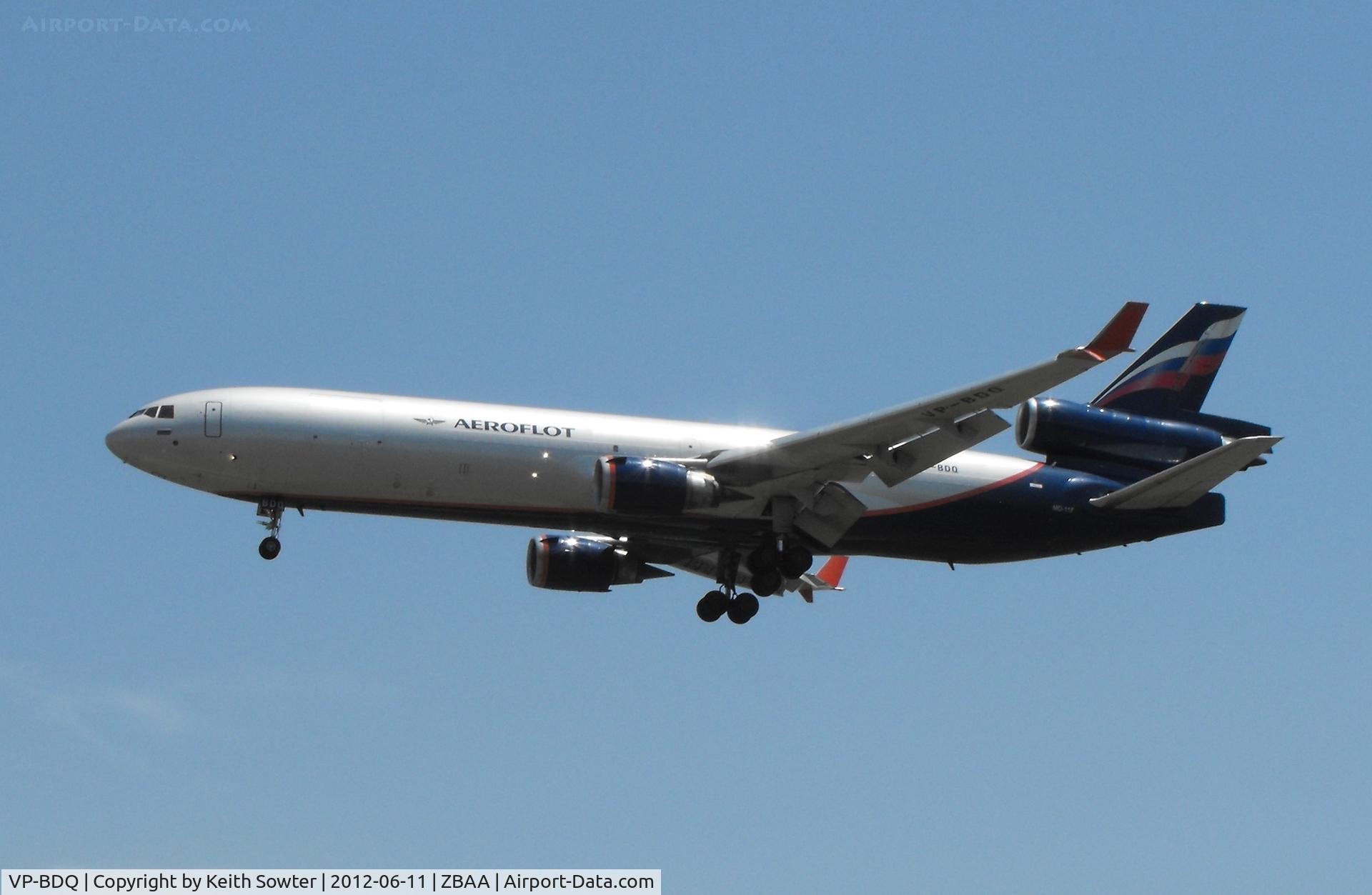 VP-BDQ, 1993 McDonnell Douglas MD-11F C/N 48504, On short finals