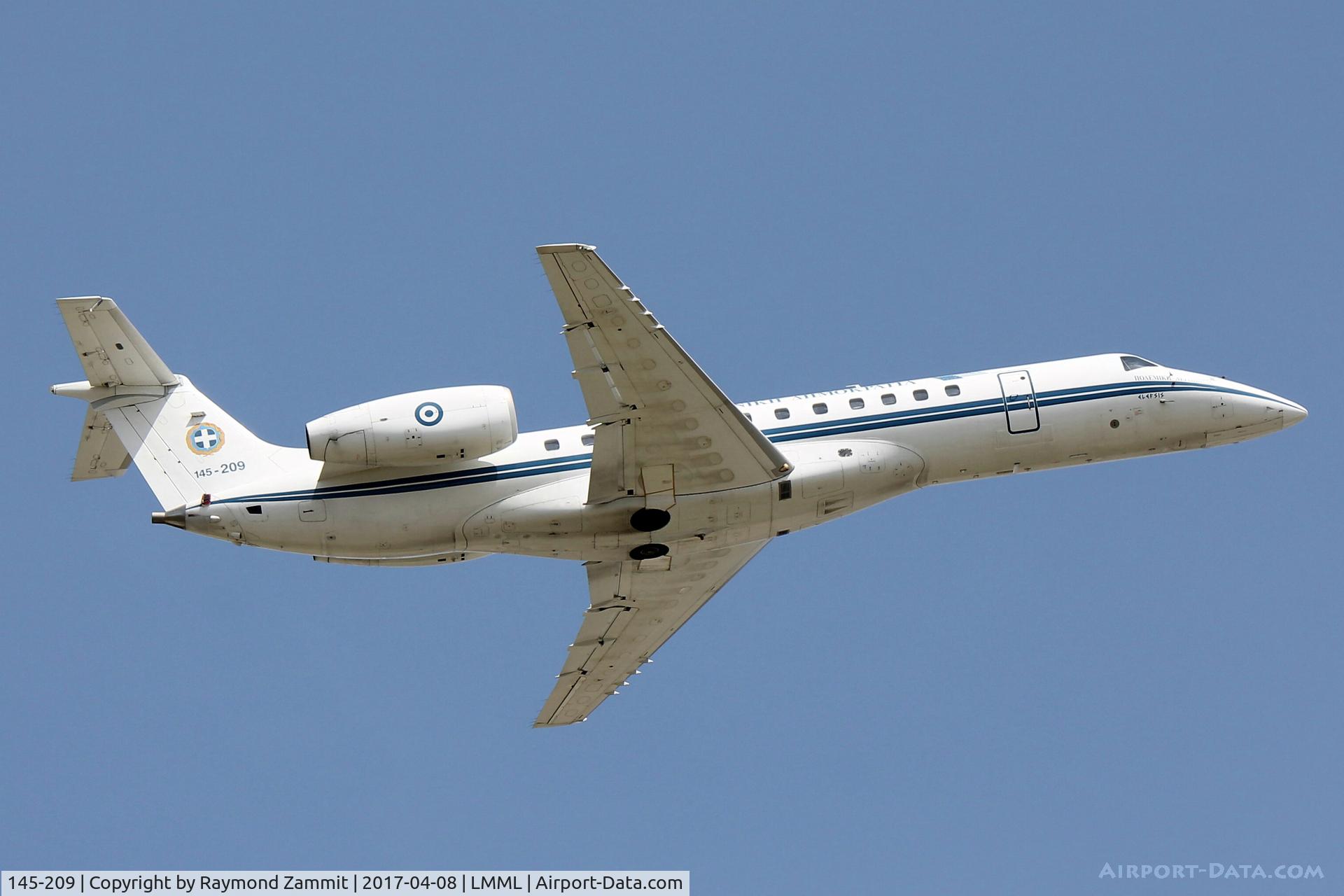 145-209, 1999 Embraer ERJ-135LR (EMB-135LR) C/N 145209, Embraer ERJ-135LR 145-209 Hellenic Air Force