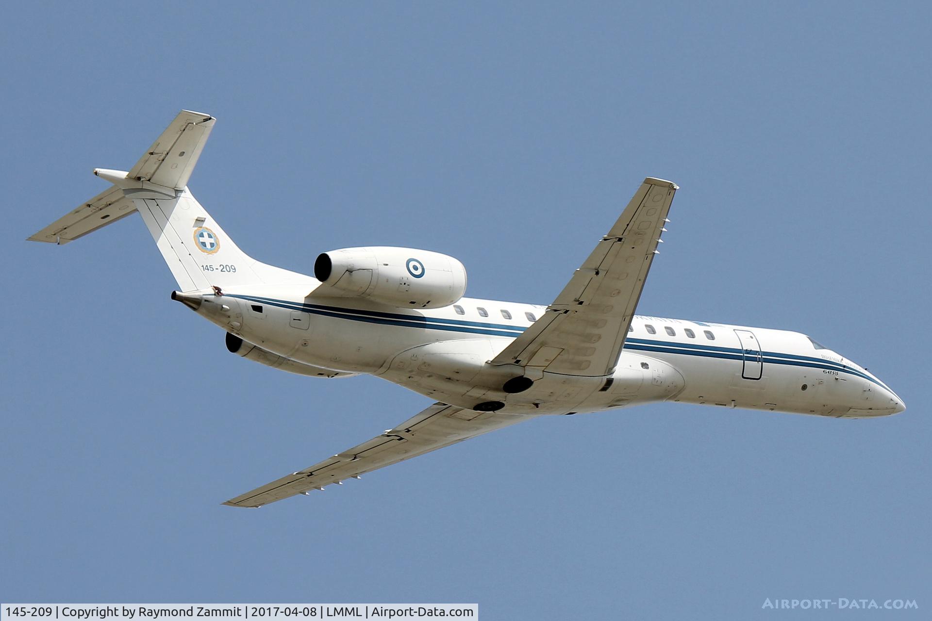 145-209, 1999 Embraer ERJ-135LR (EMB-135LR) C/N 145209, Embraer ERJ-135 145-209 Hellenic Air Force