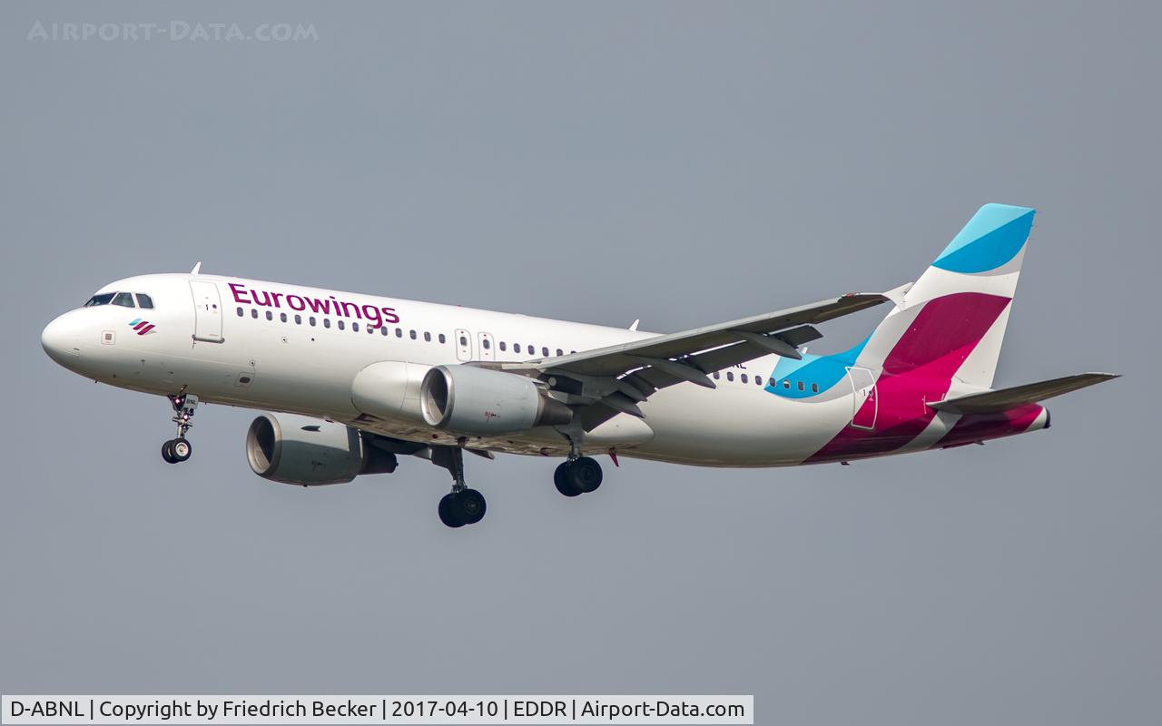 D-ABNL, 2002 Airbus A320-214 C/N 1852, on final RW27