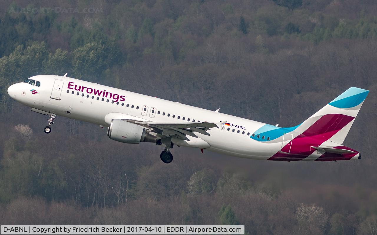 D-ABNL, 2002 Airbus A320-214 C/N 1852, departure via RW27